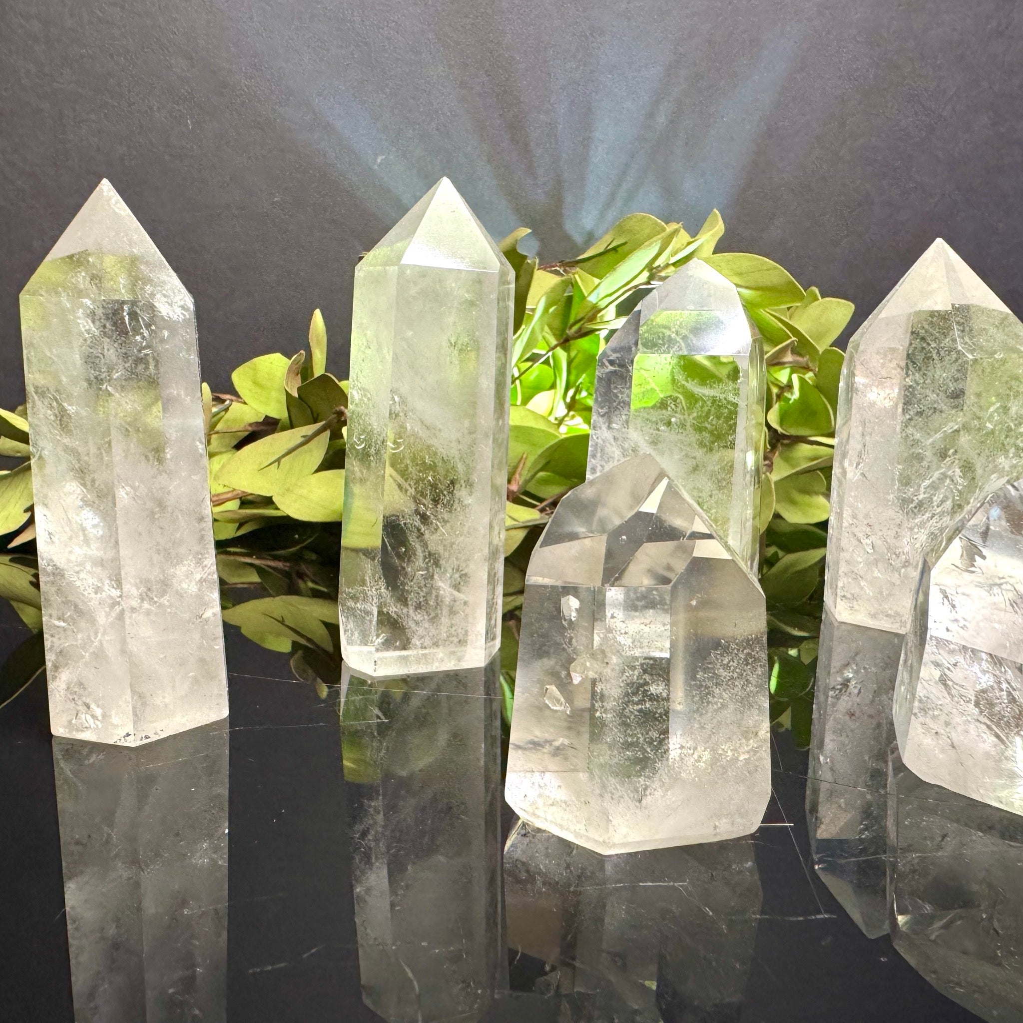 Clear Quartz Tower