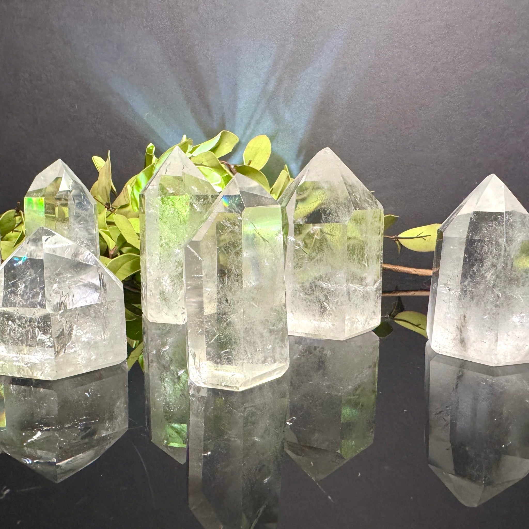 Clear Quartz Tower