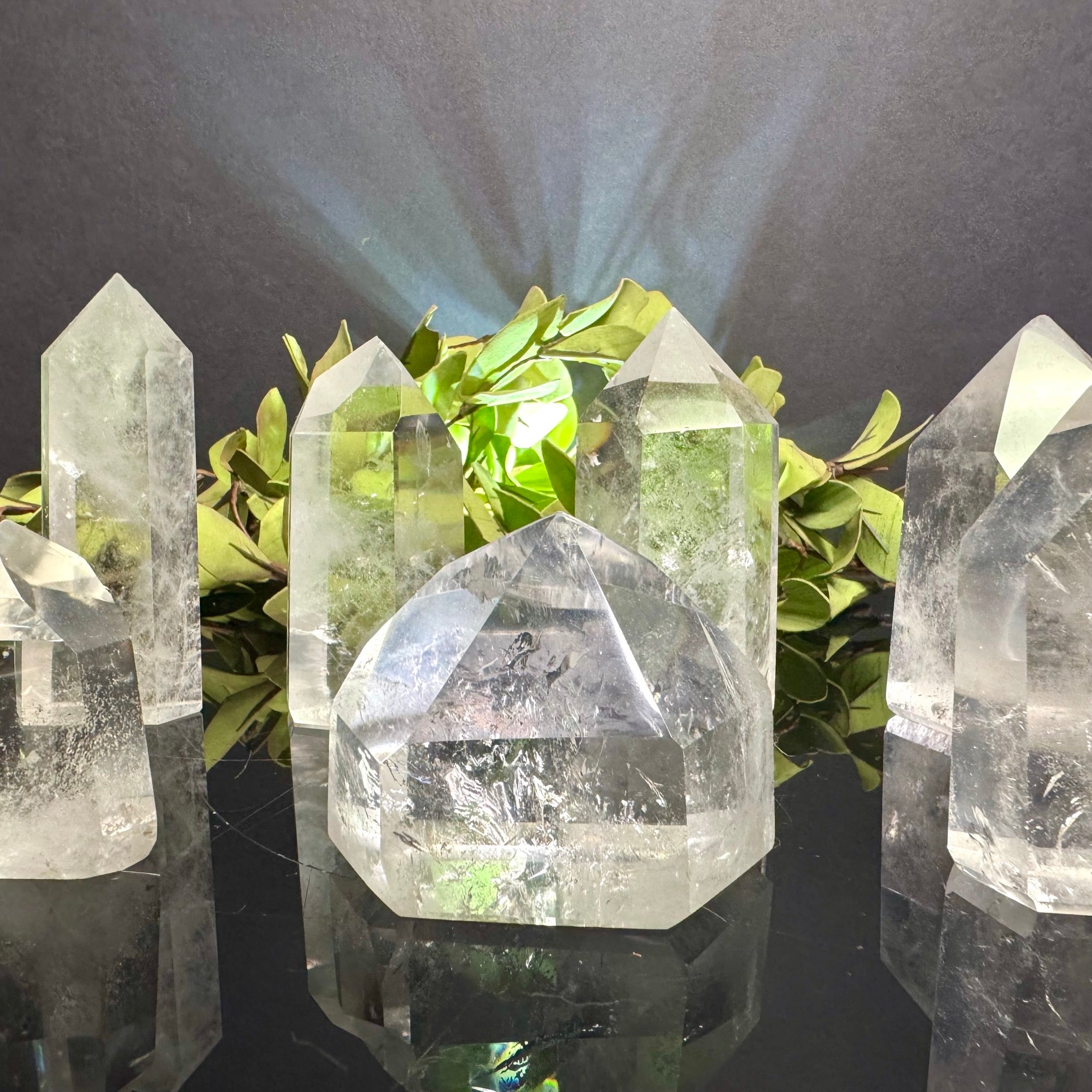 Clear Quartz Tower