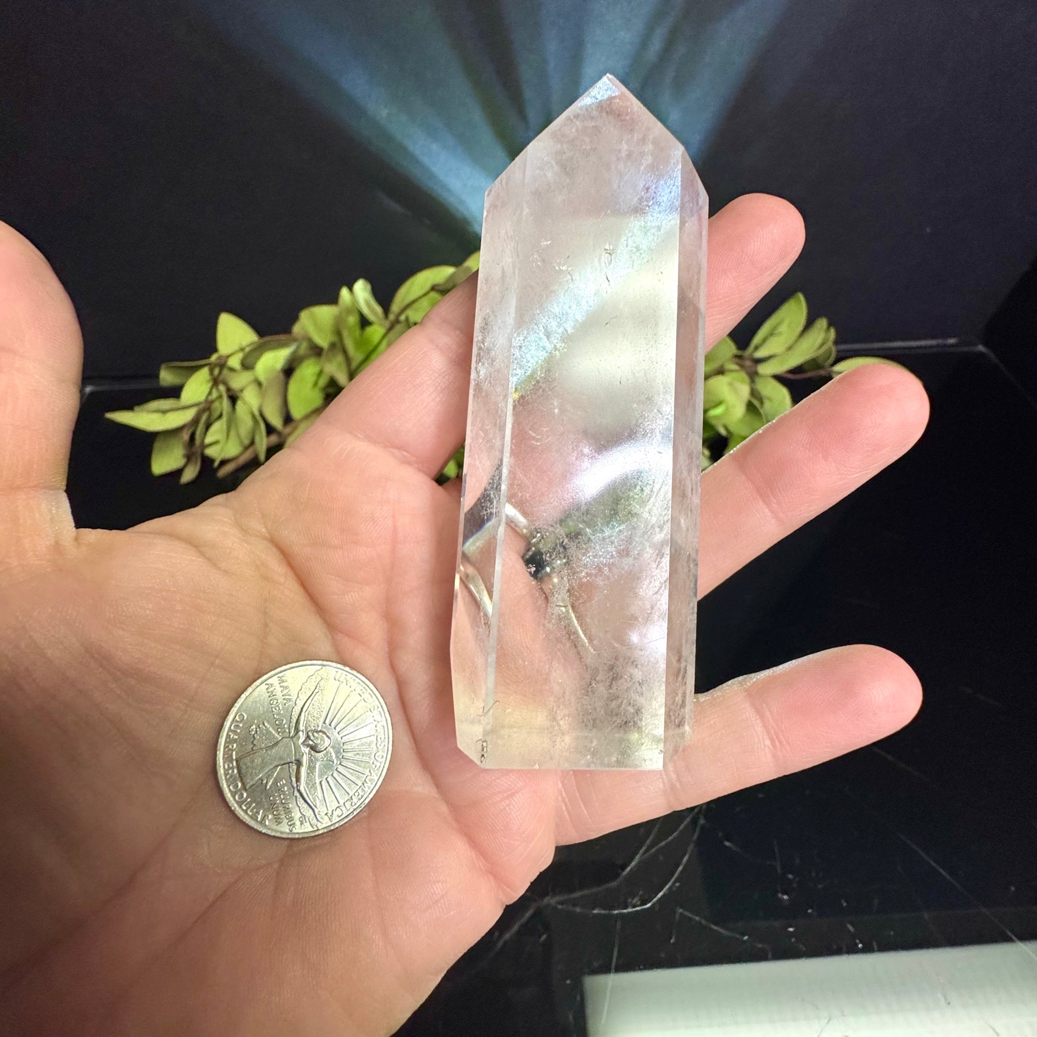Clear Quartz Tower