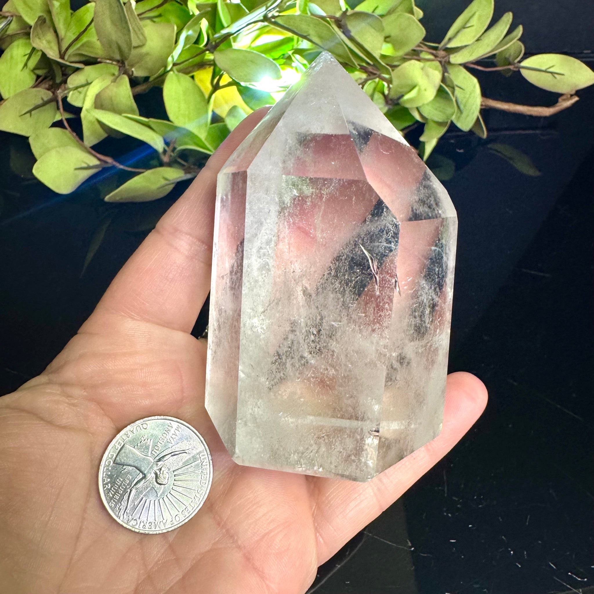 Clear Quartz Tower