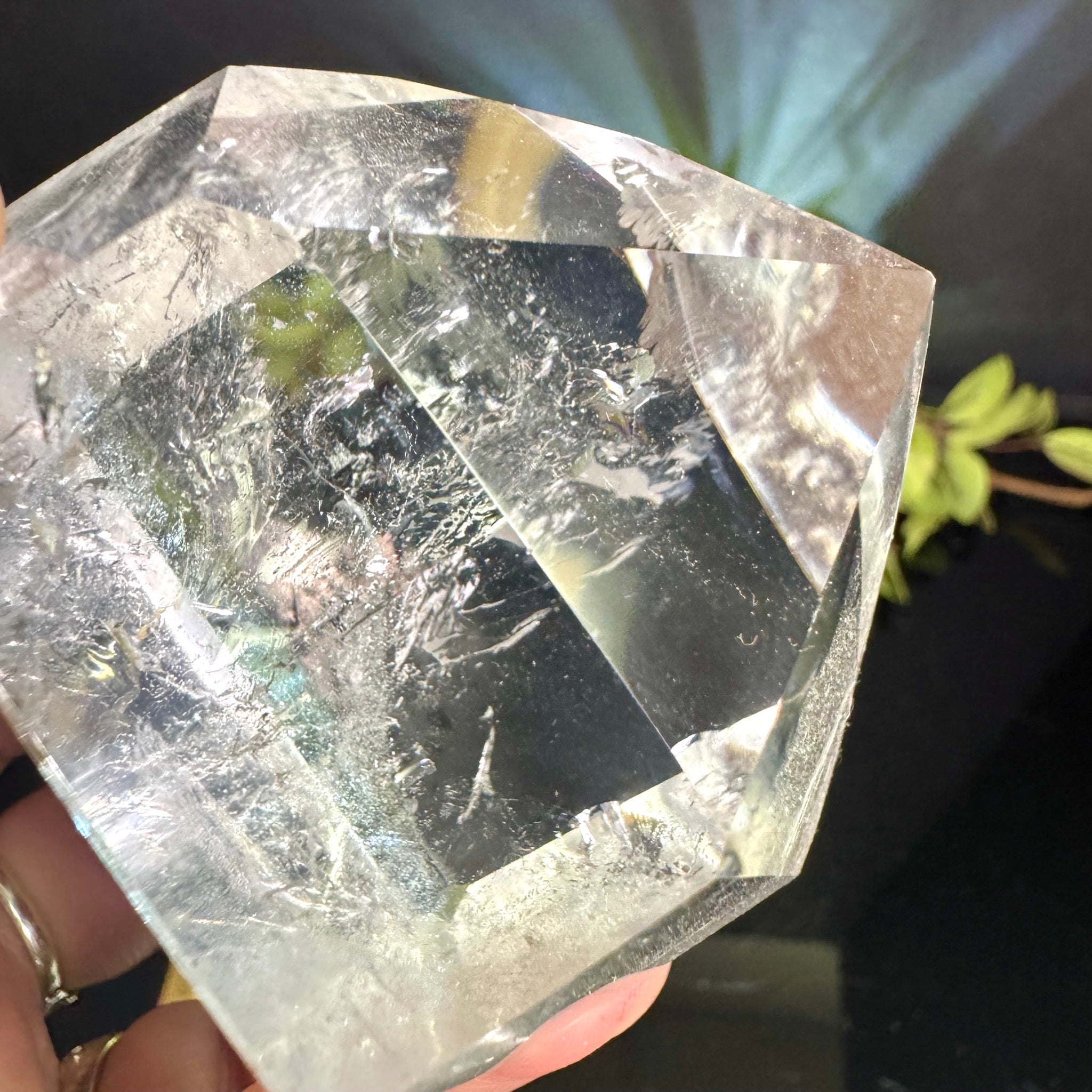 Clear Quartz Tower