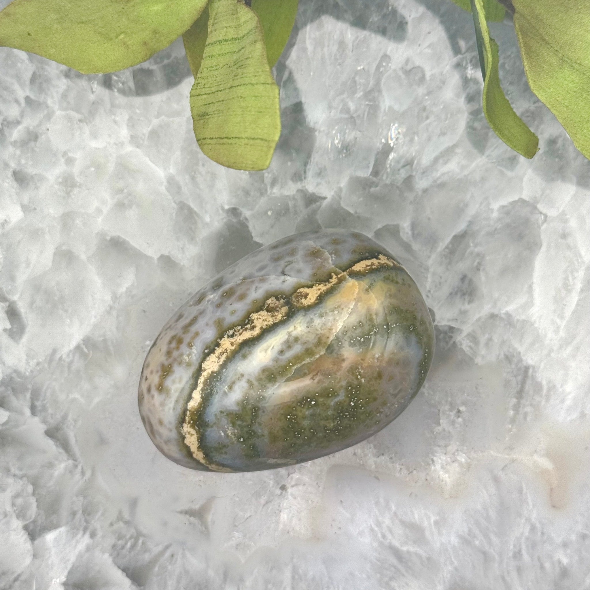 Ocean Jasper Palm Stone