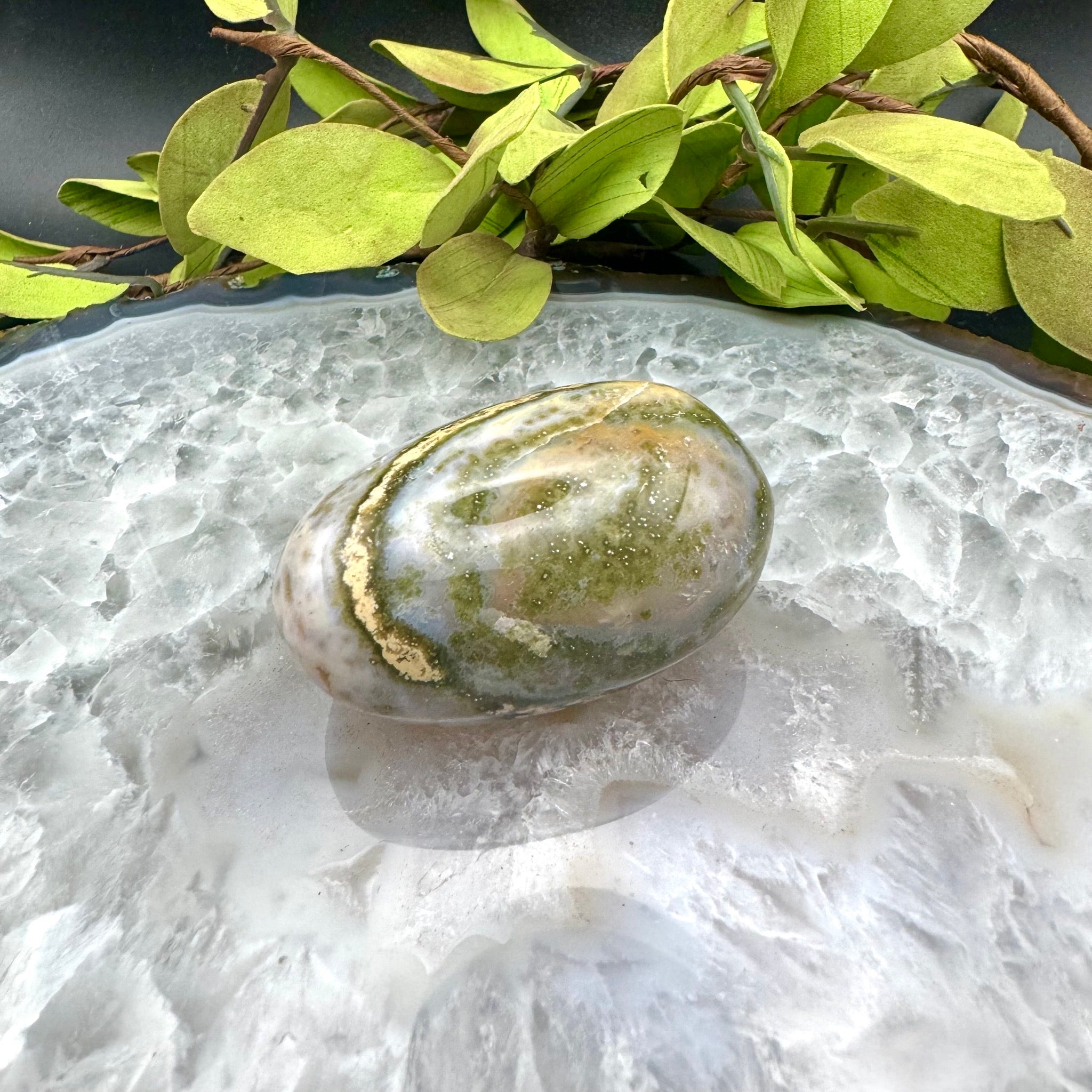 Ocean Jasper Palm Stone