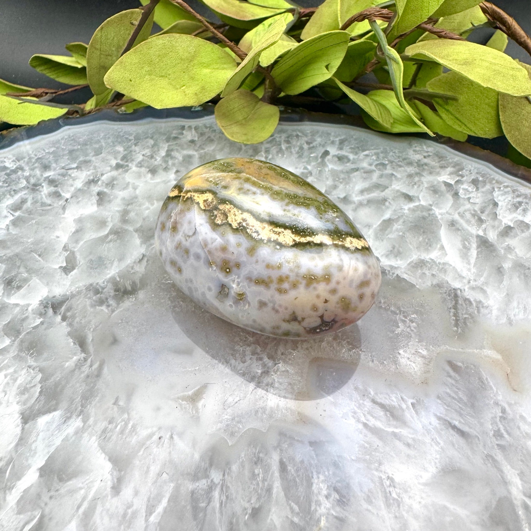 Ocean Jasper Palm Stone