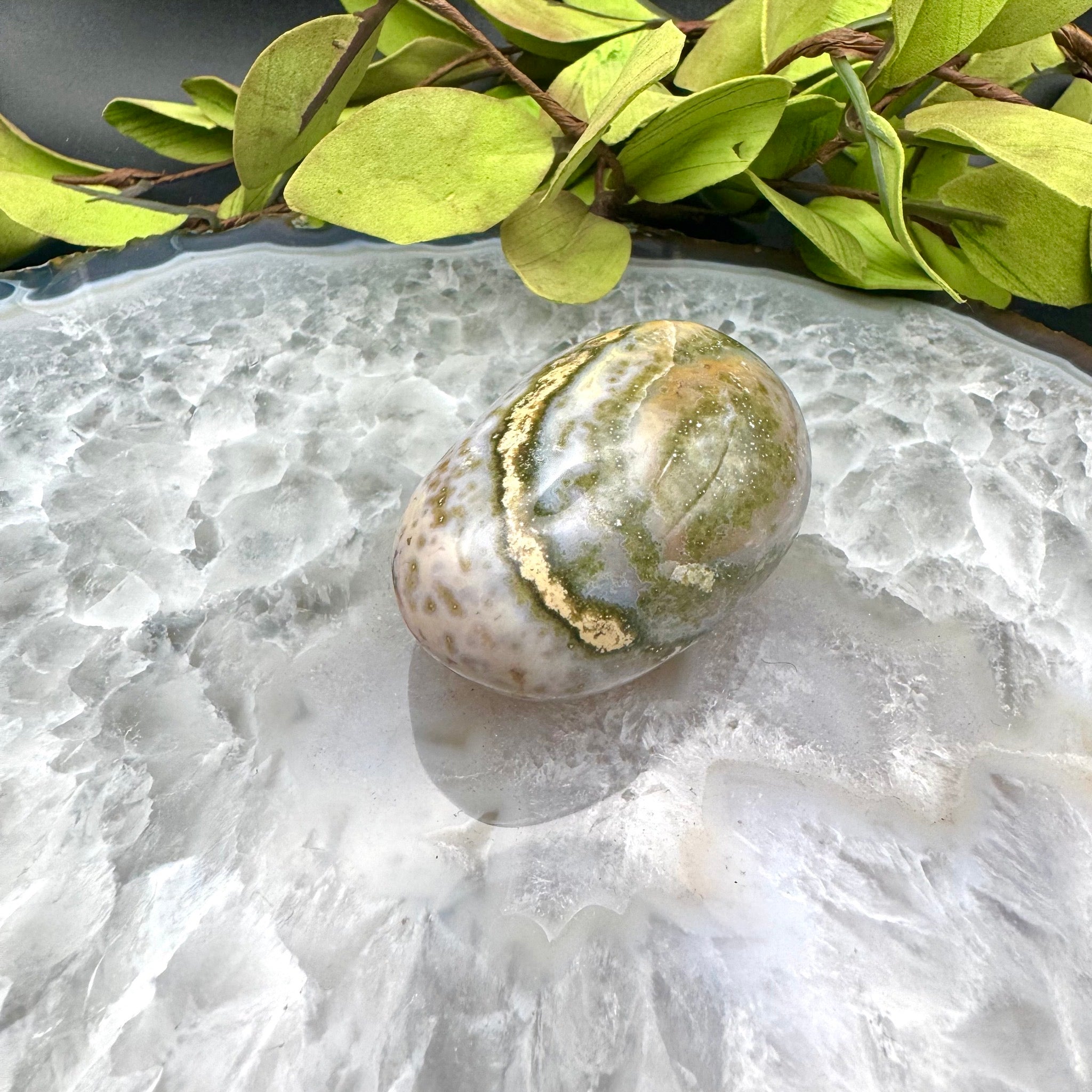 Ocean Jasper Palm Stone