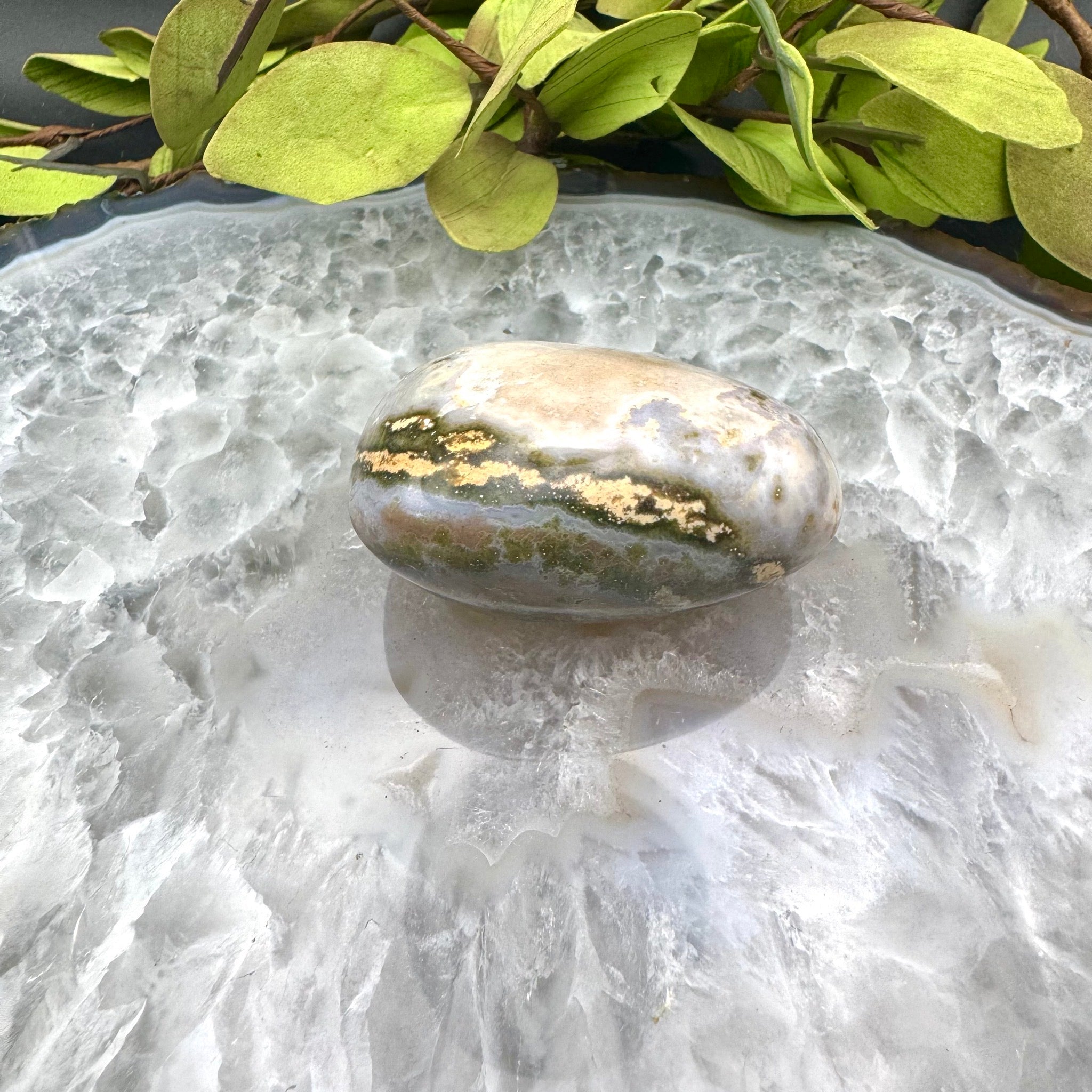 Ocean Jasper Palm Stone