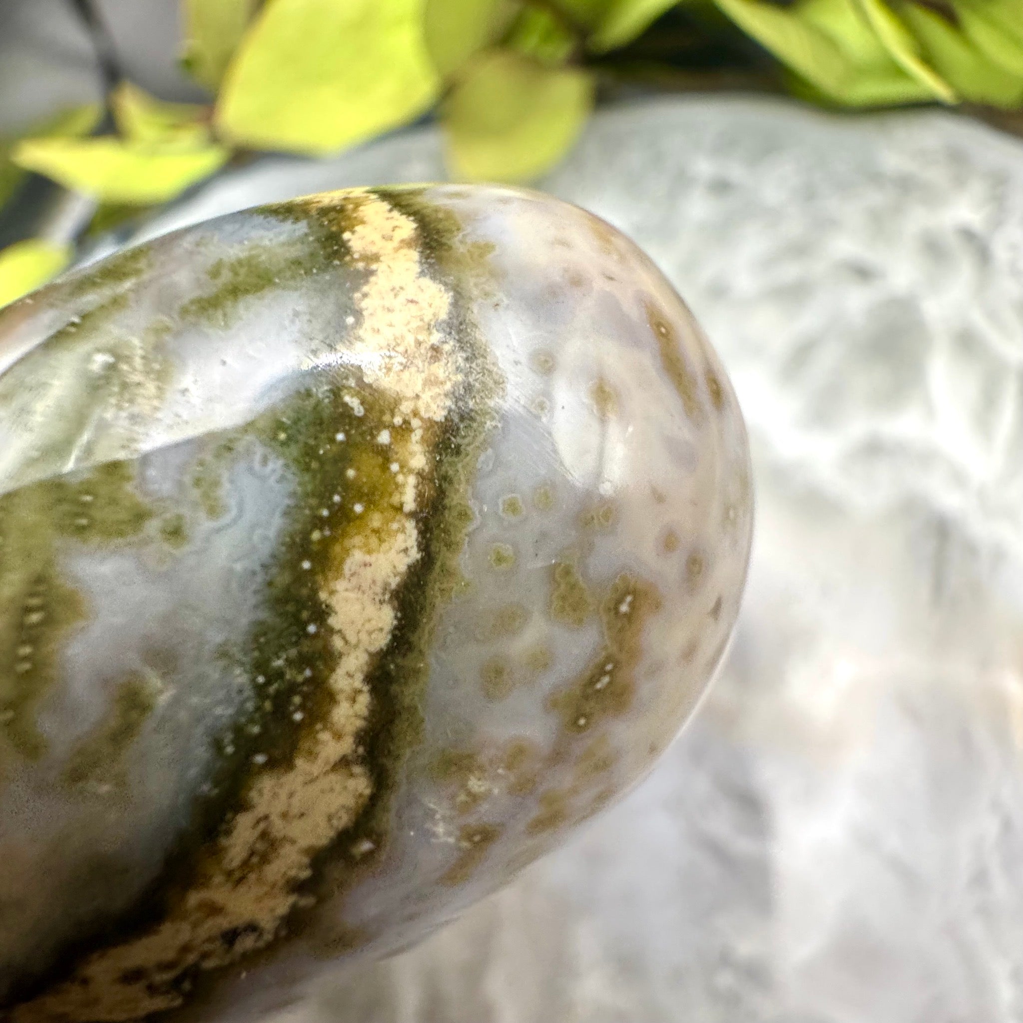 Ocean Jasper Palm Stone