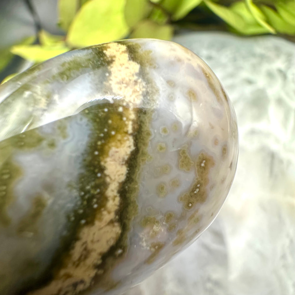 Ocean Jasper Palm Stone