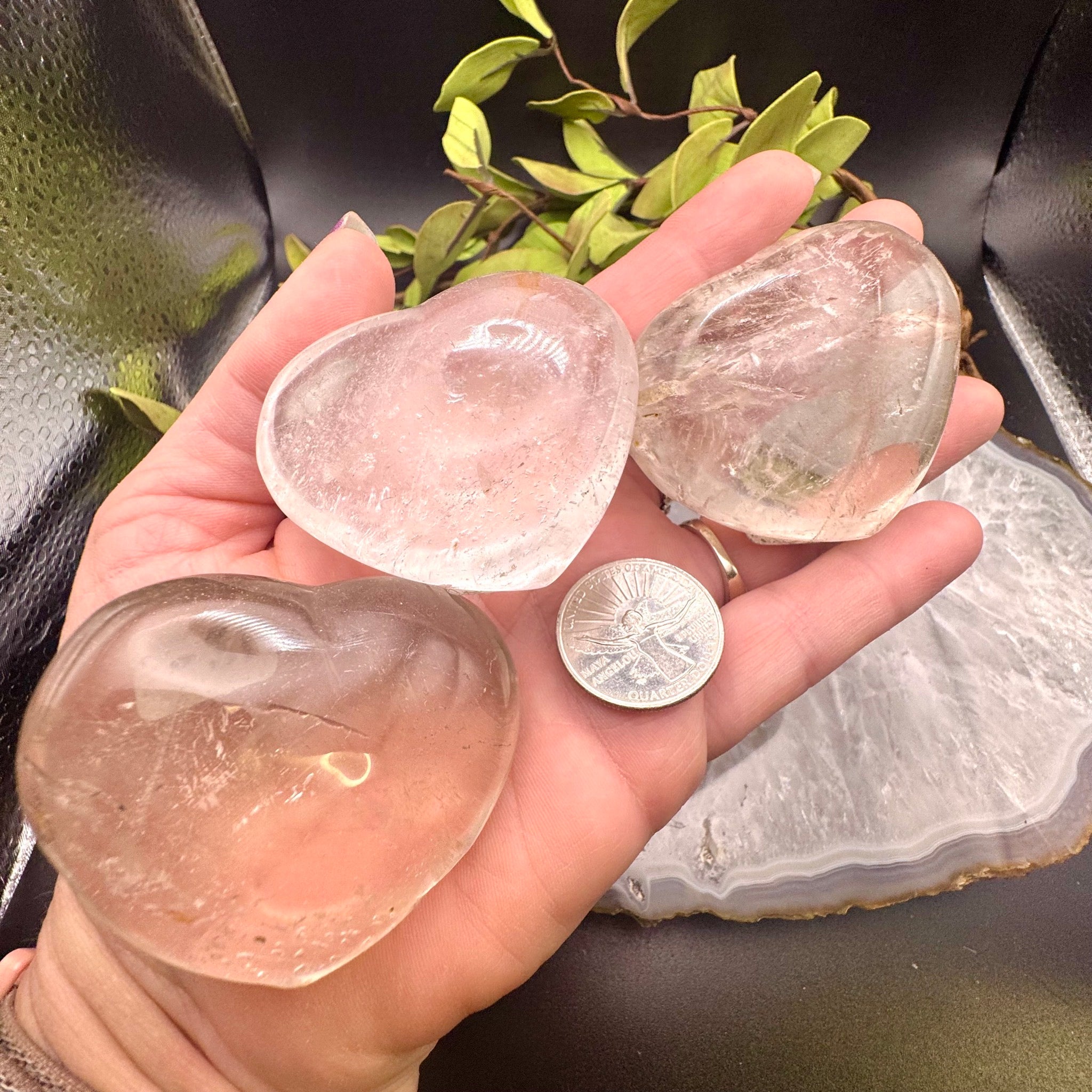 Clear Quartz Heart