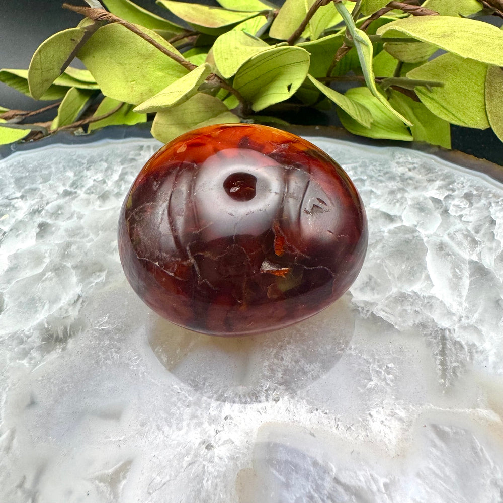 Carnelian Palm Stone
