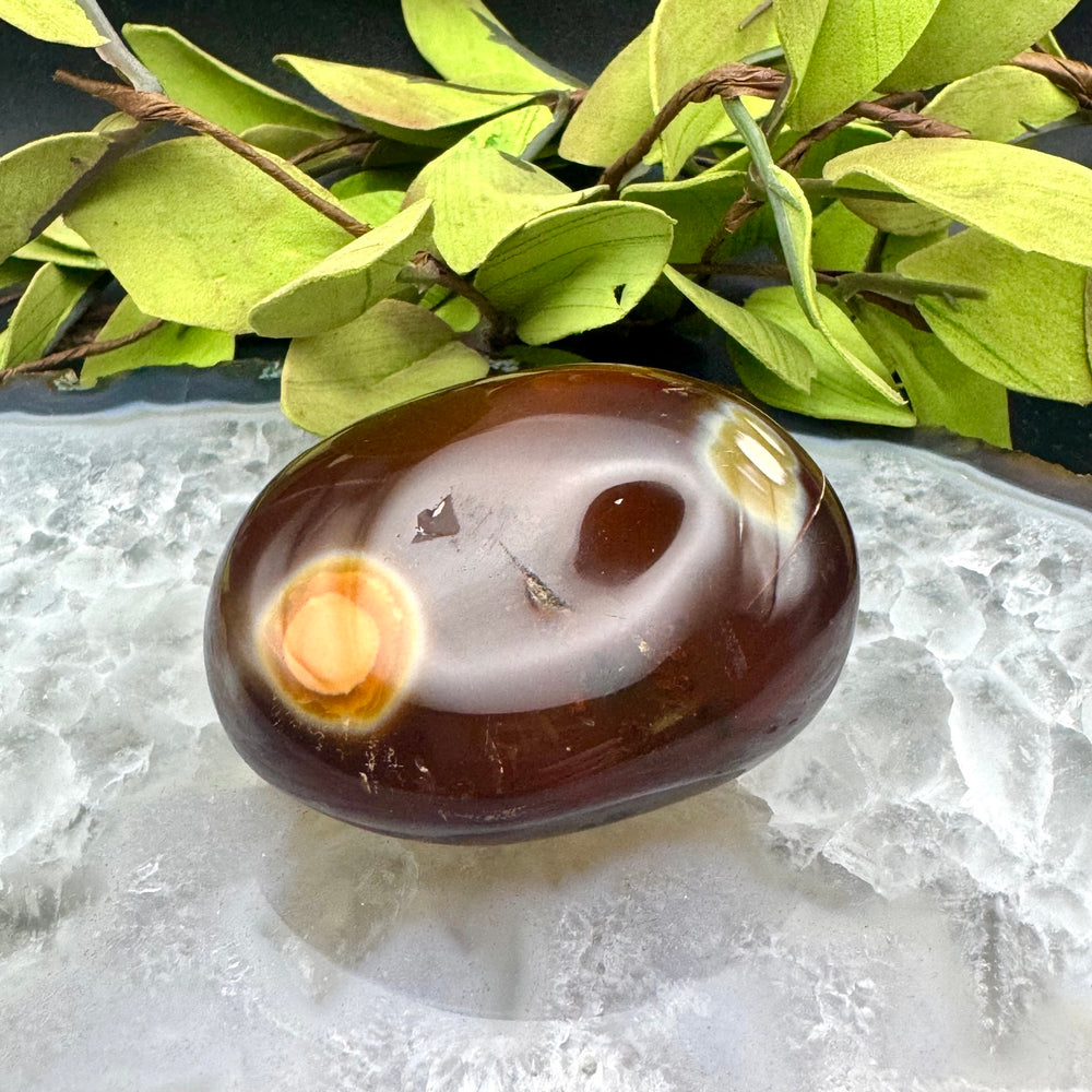 Carnelian Palm Stone