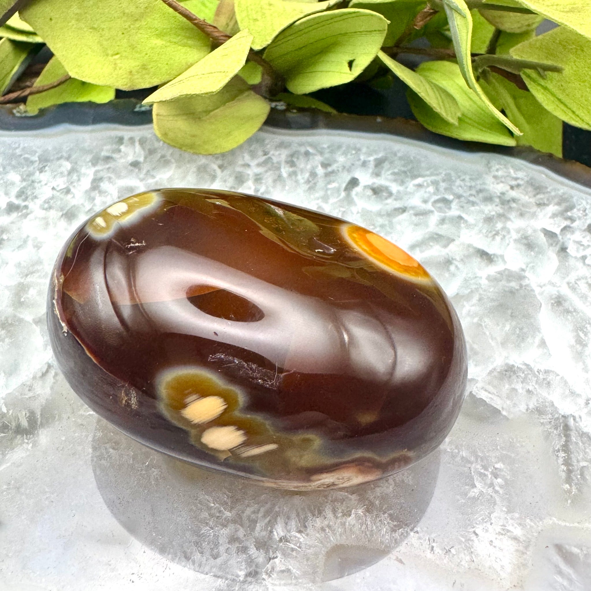 Carnelian Palm Stone