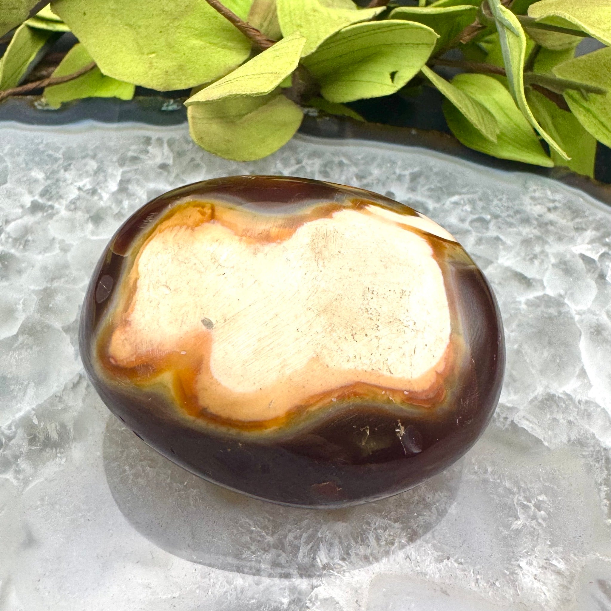 Carnelian Palm Stone