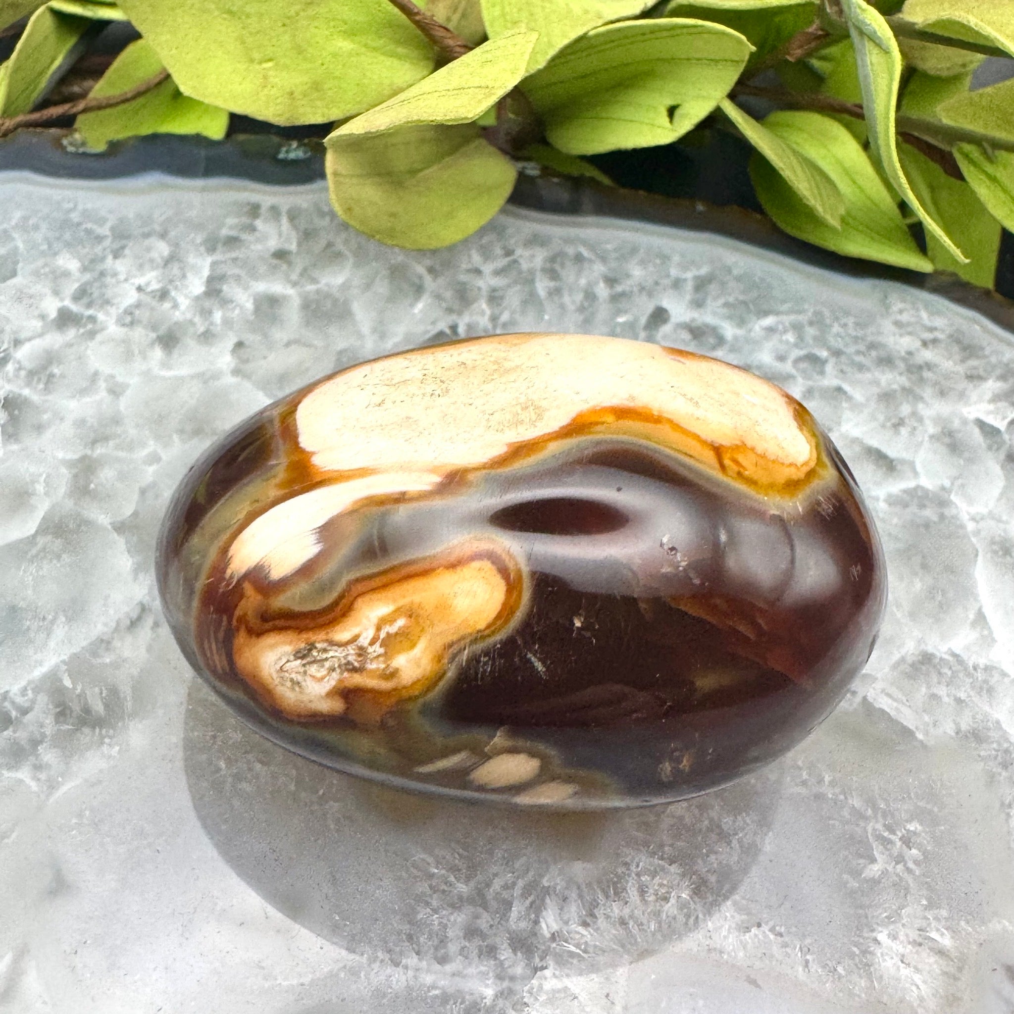 Carnelian Palm Stone