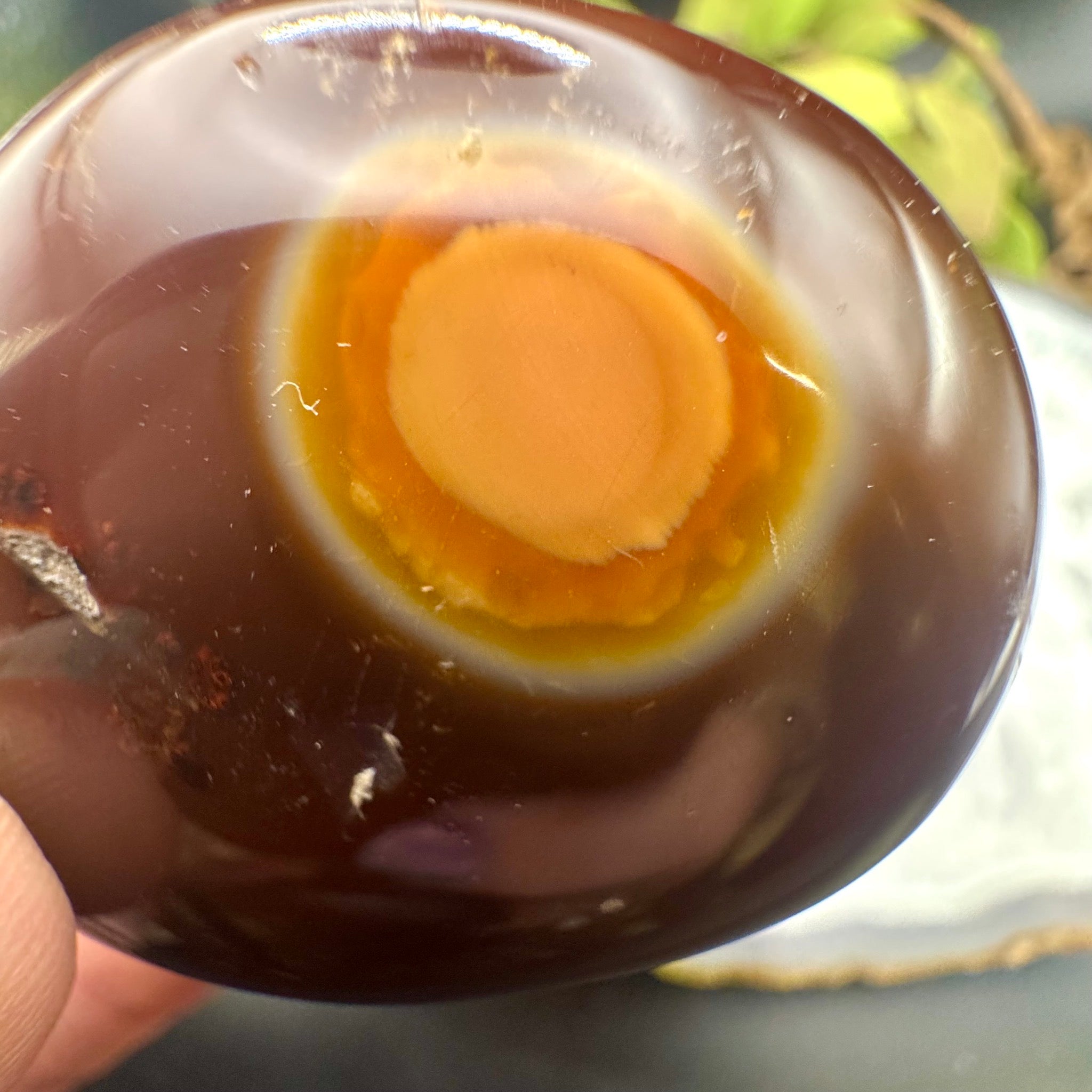 Carnelian Palm Stone