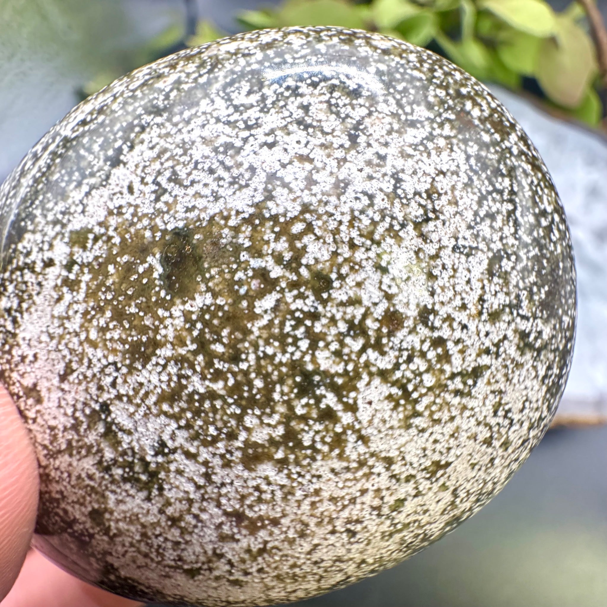 Ocean Jasper Palm Stone