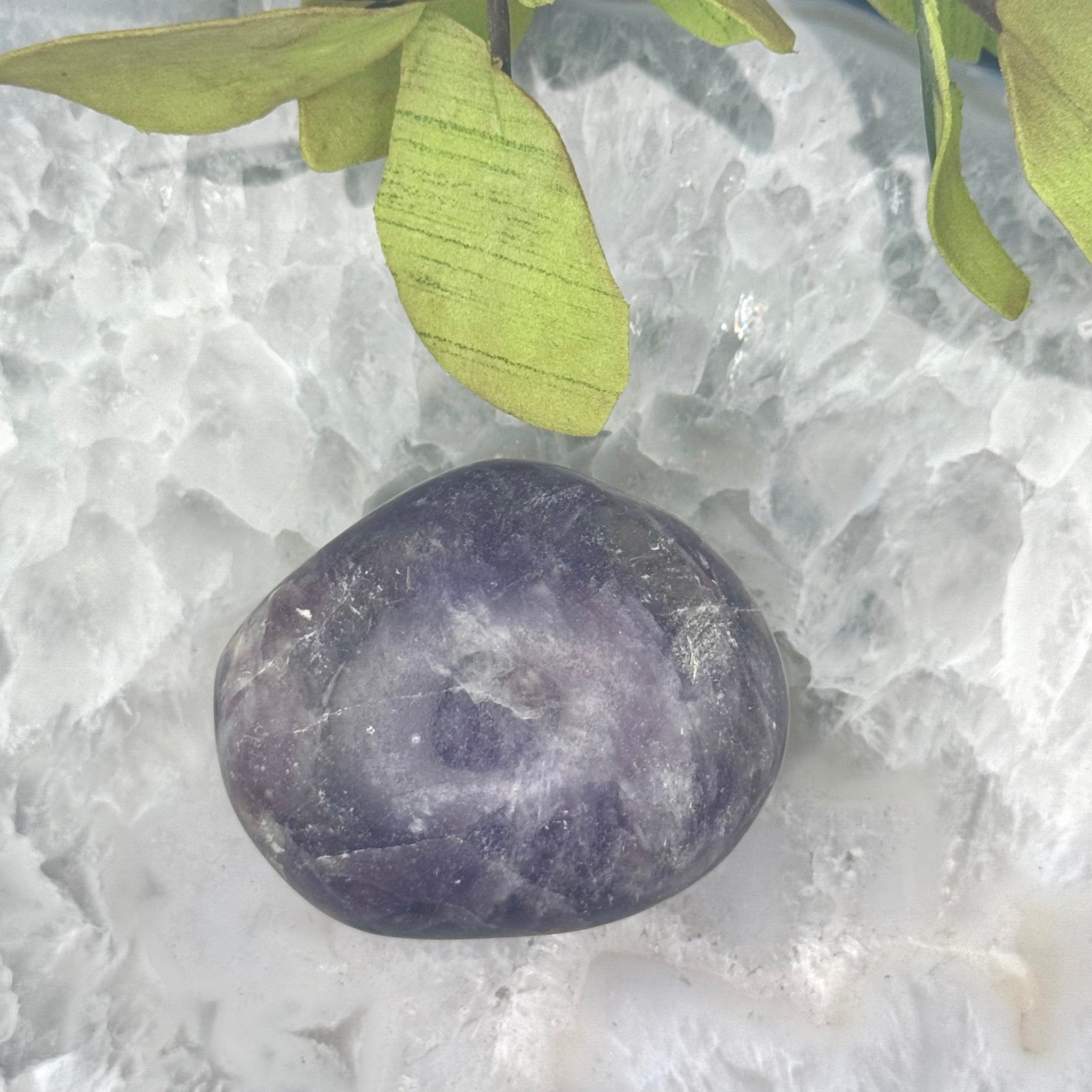 Lepidolite Palm Stone