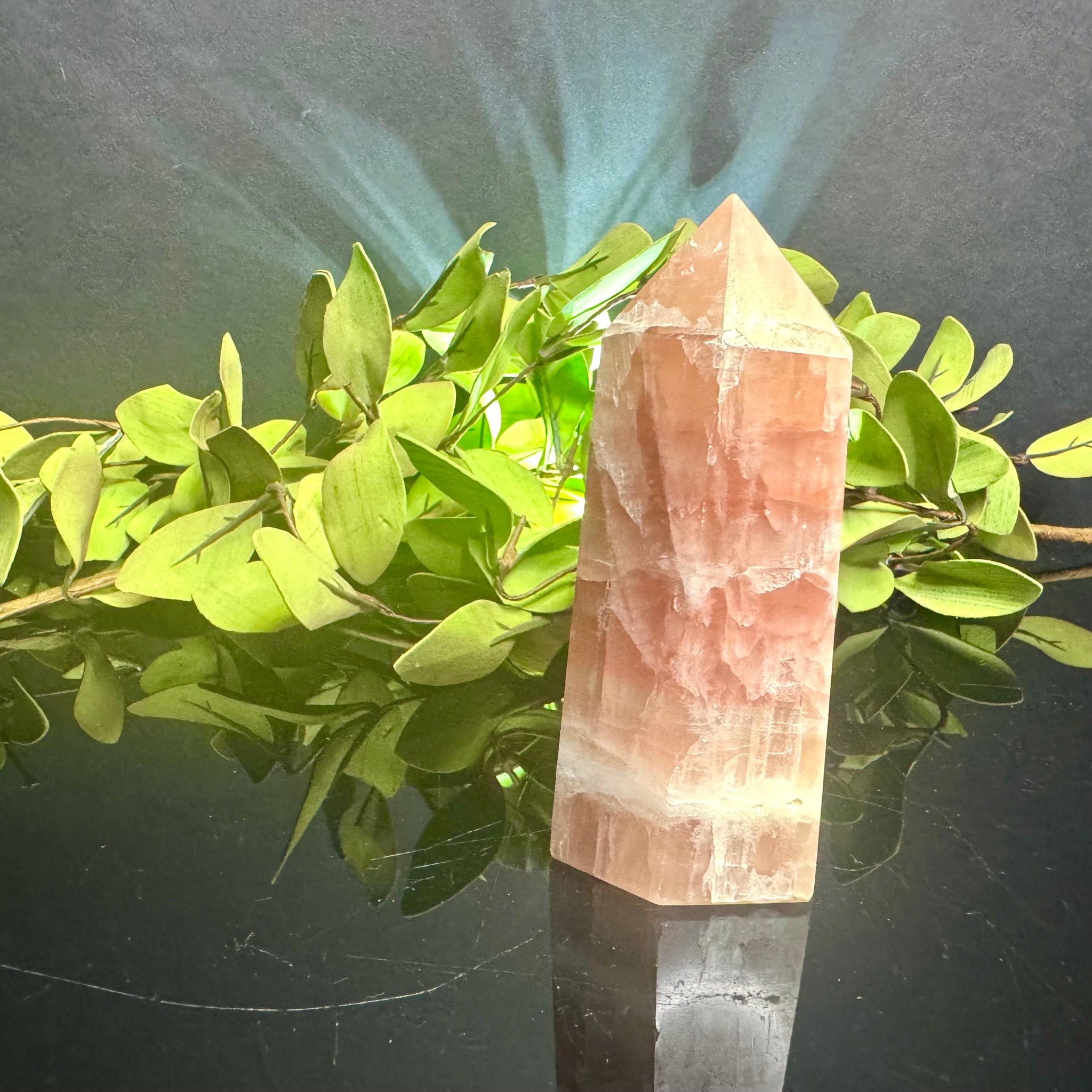 Pink Calcite Tower