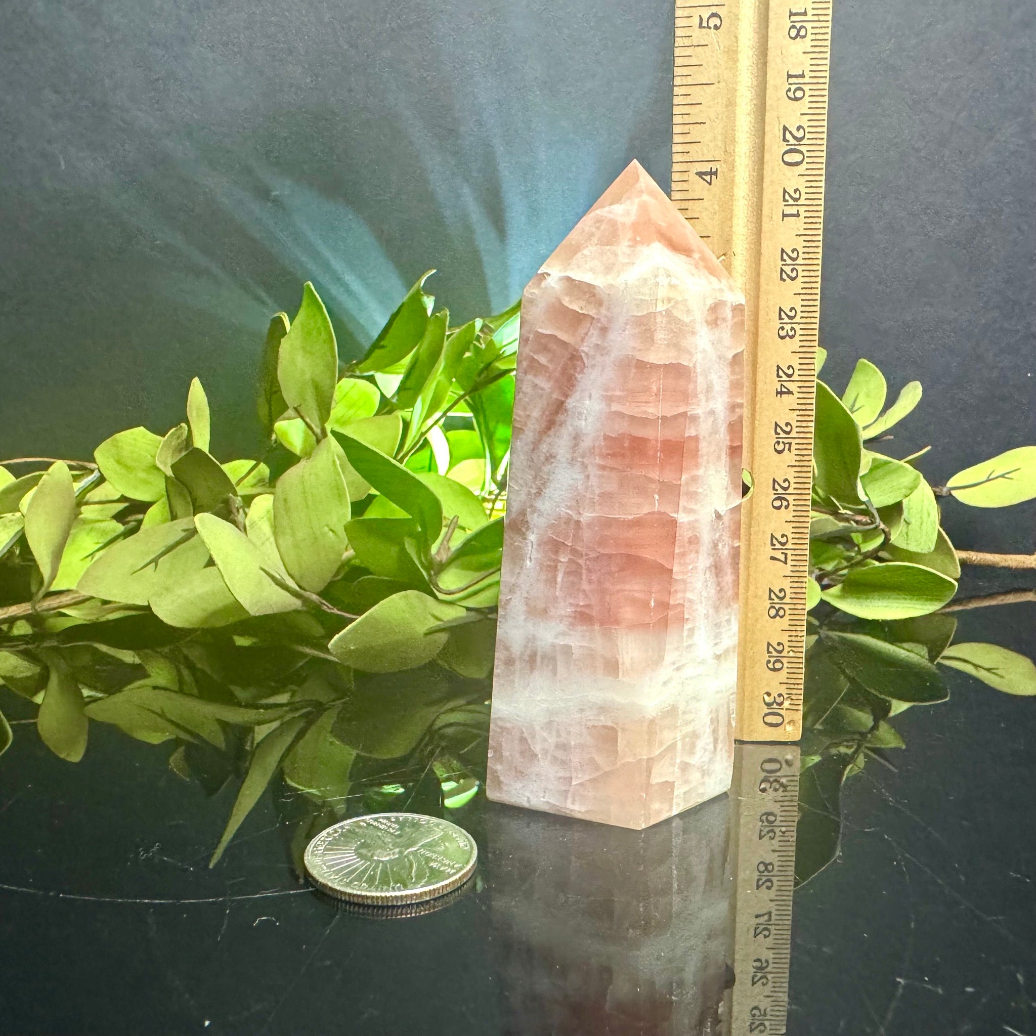 Pink Calcite Tower