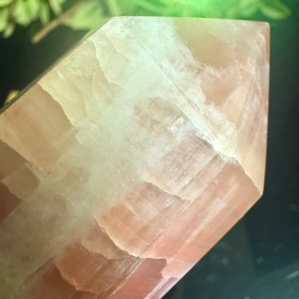 Pink Calcite Tower