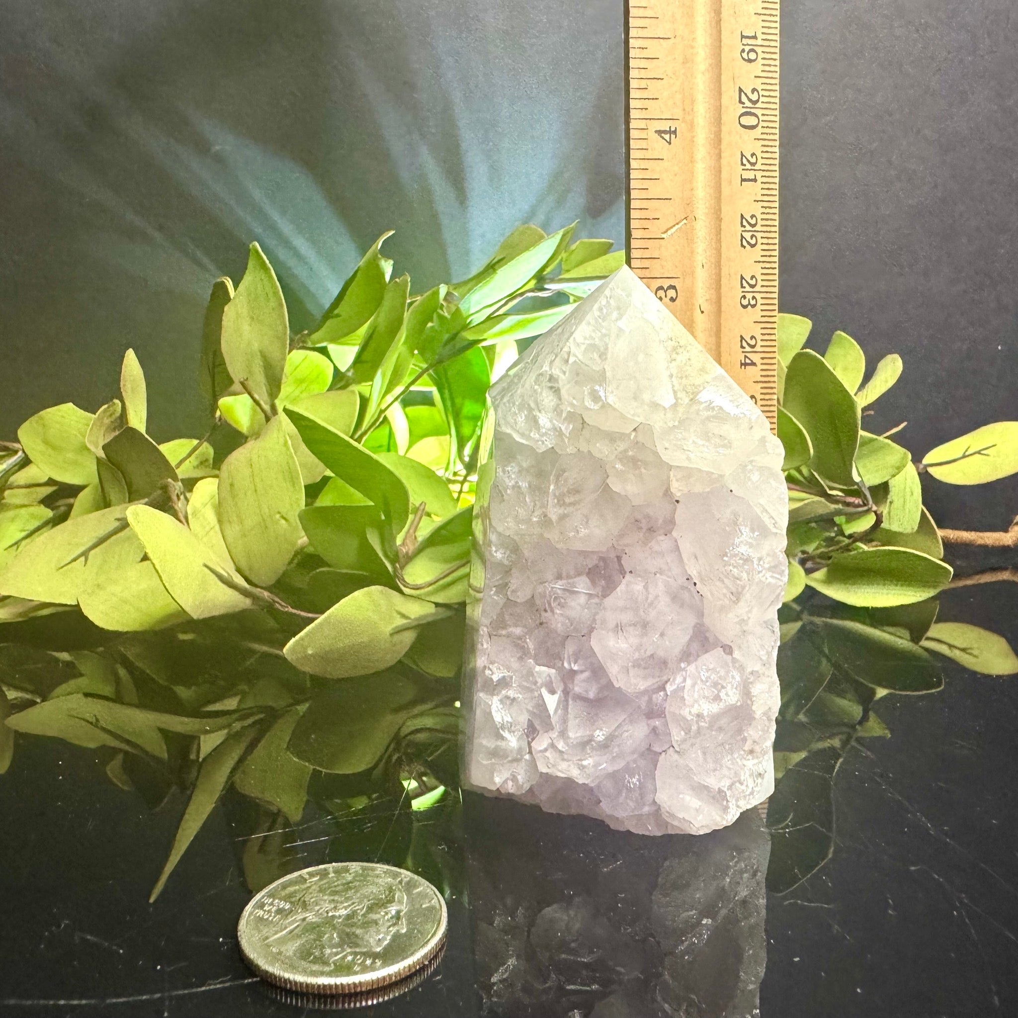 Agate, Quartz and Amethyst Geode Tower