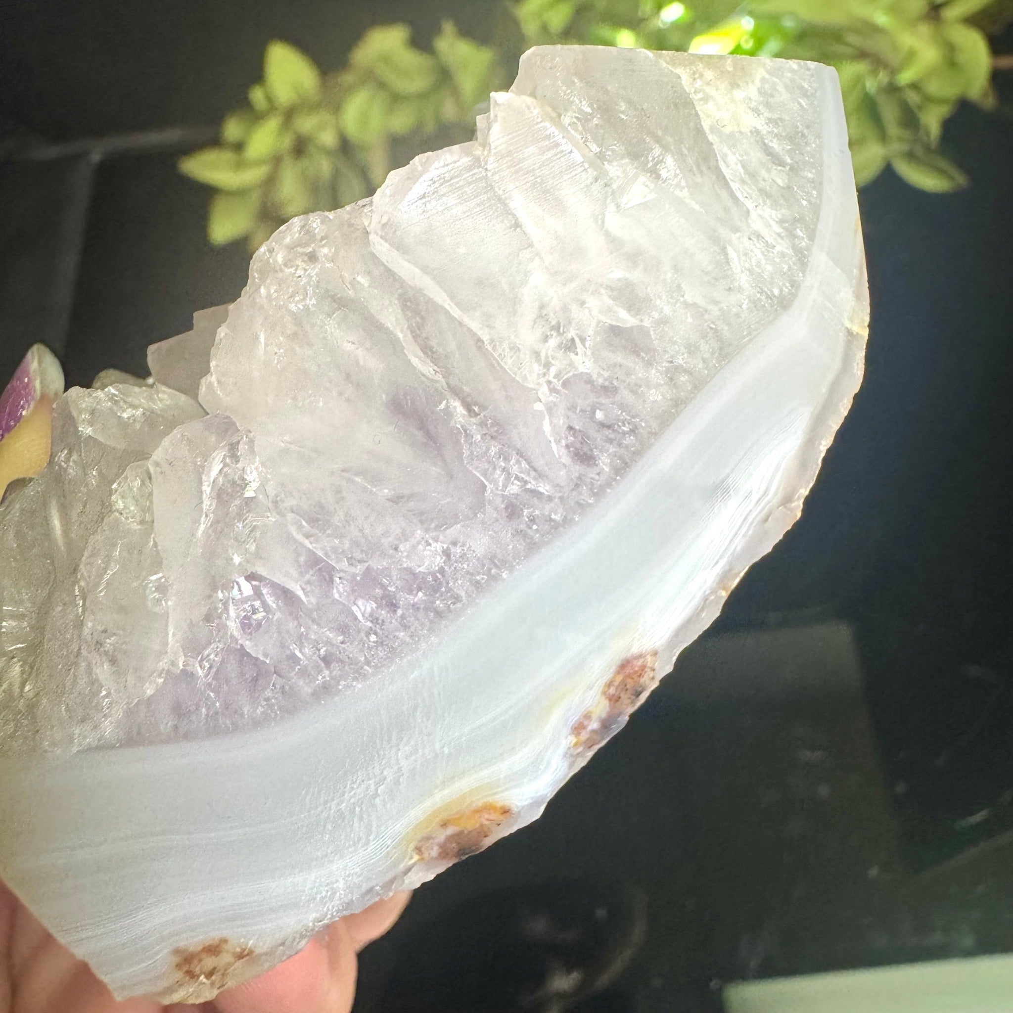 Agate, Quartz and Amethyst Geode Tower
