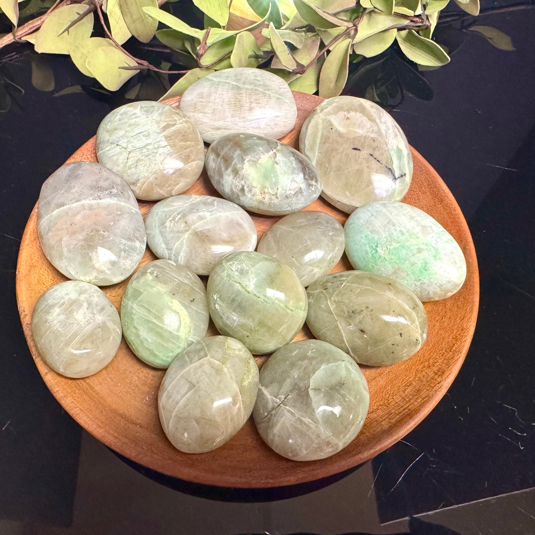 Garnierite Palm Stone