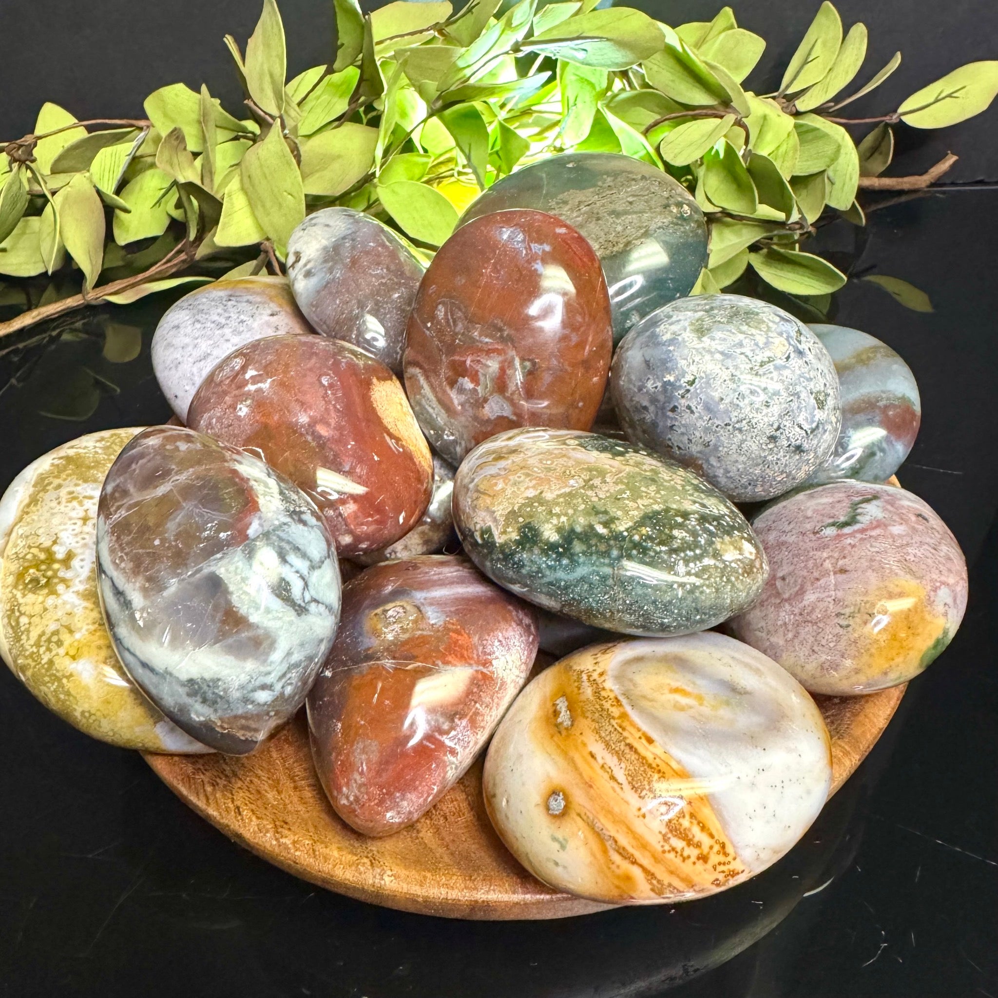 Ocean Jasper Palm Stone