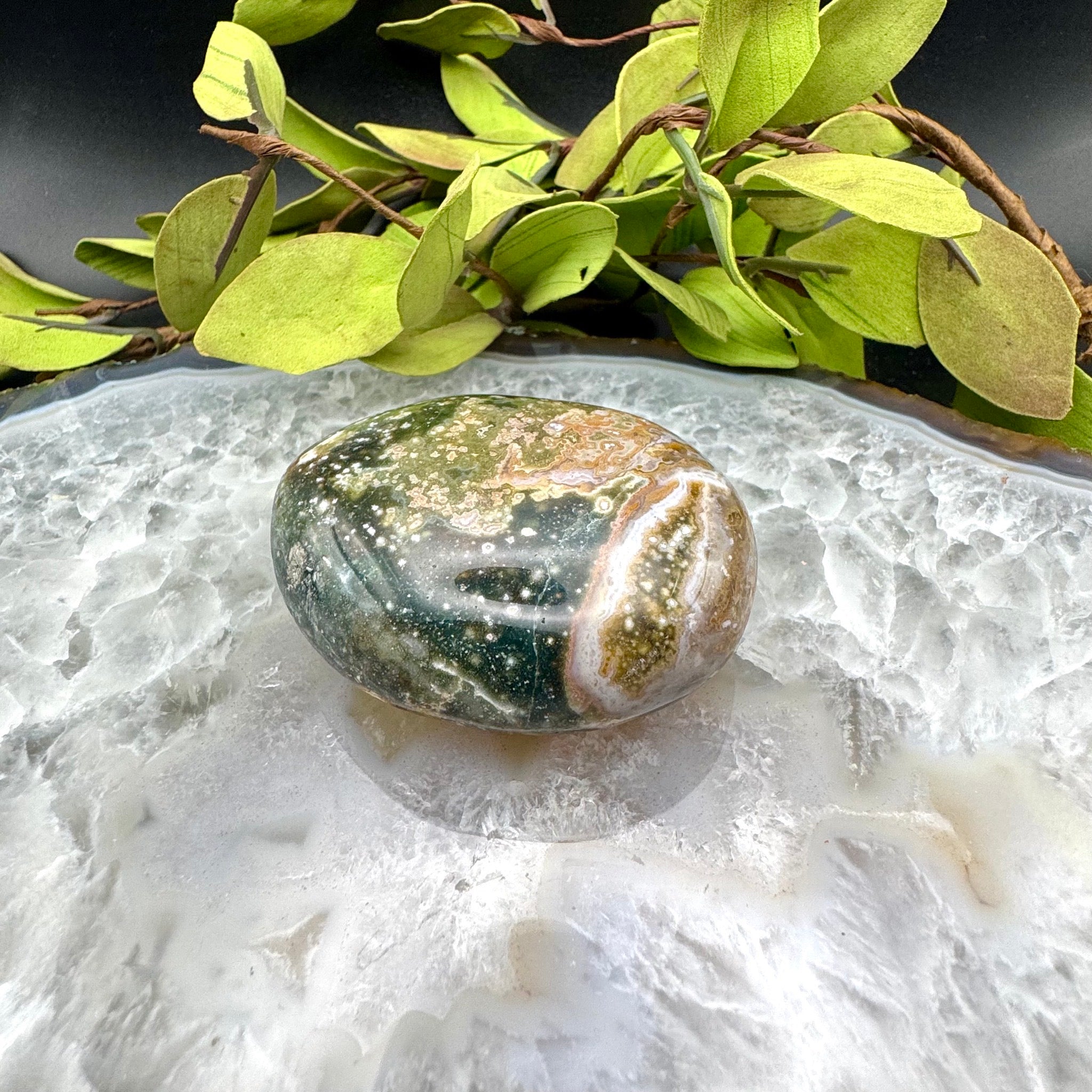 Ocean Jasper Palm Stone