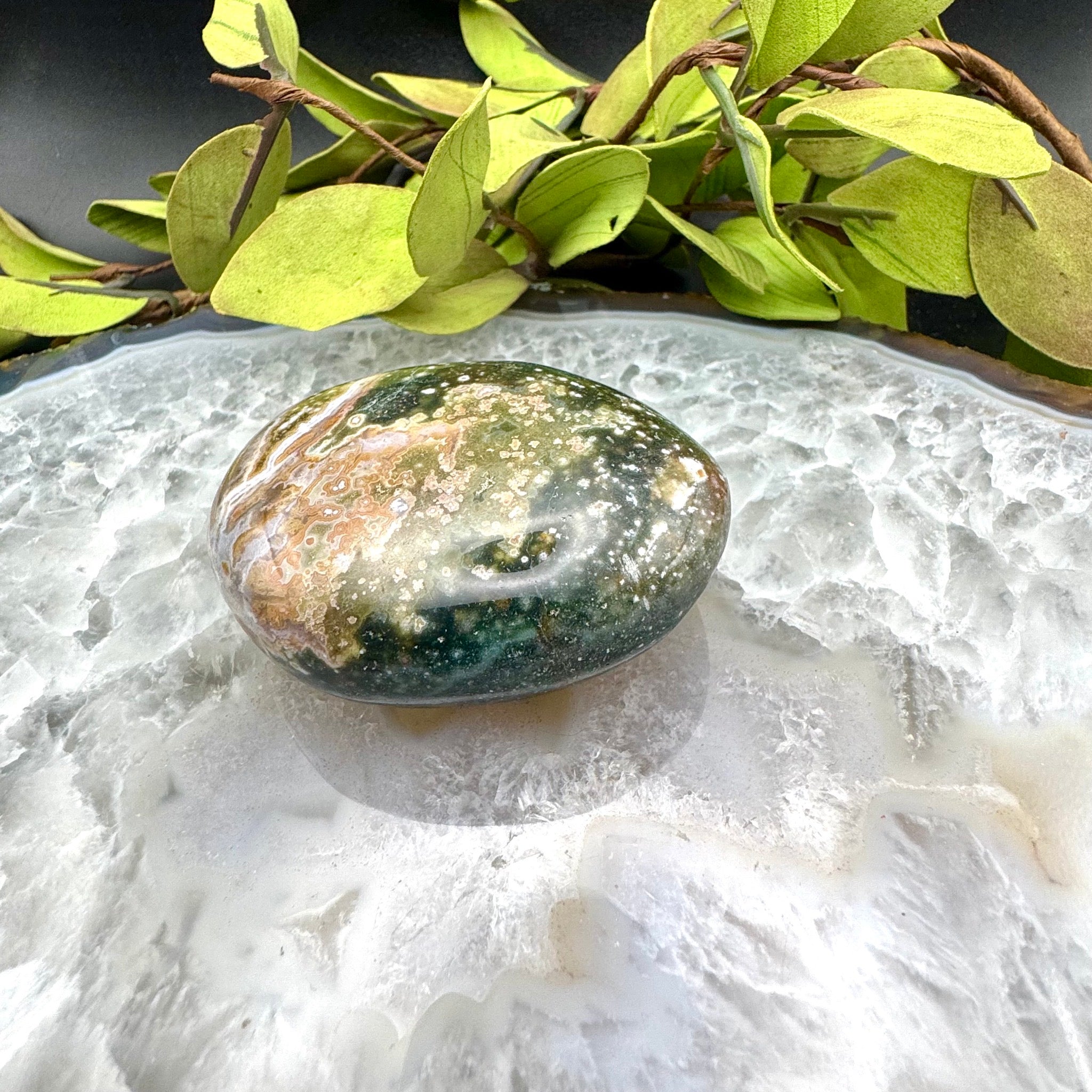 Ocean Jasper Palm Stone