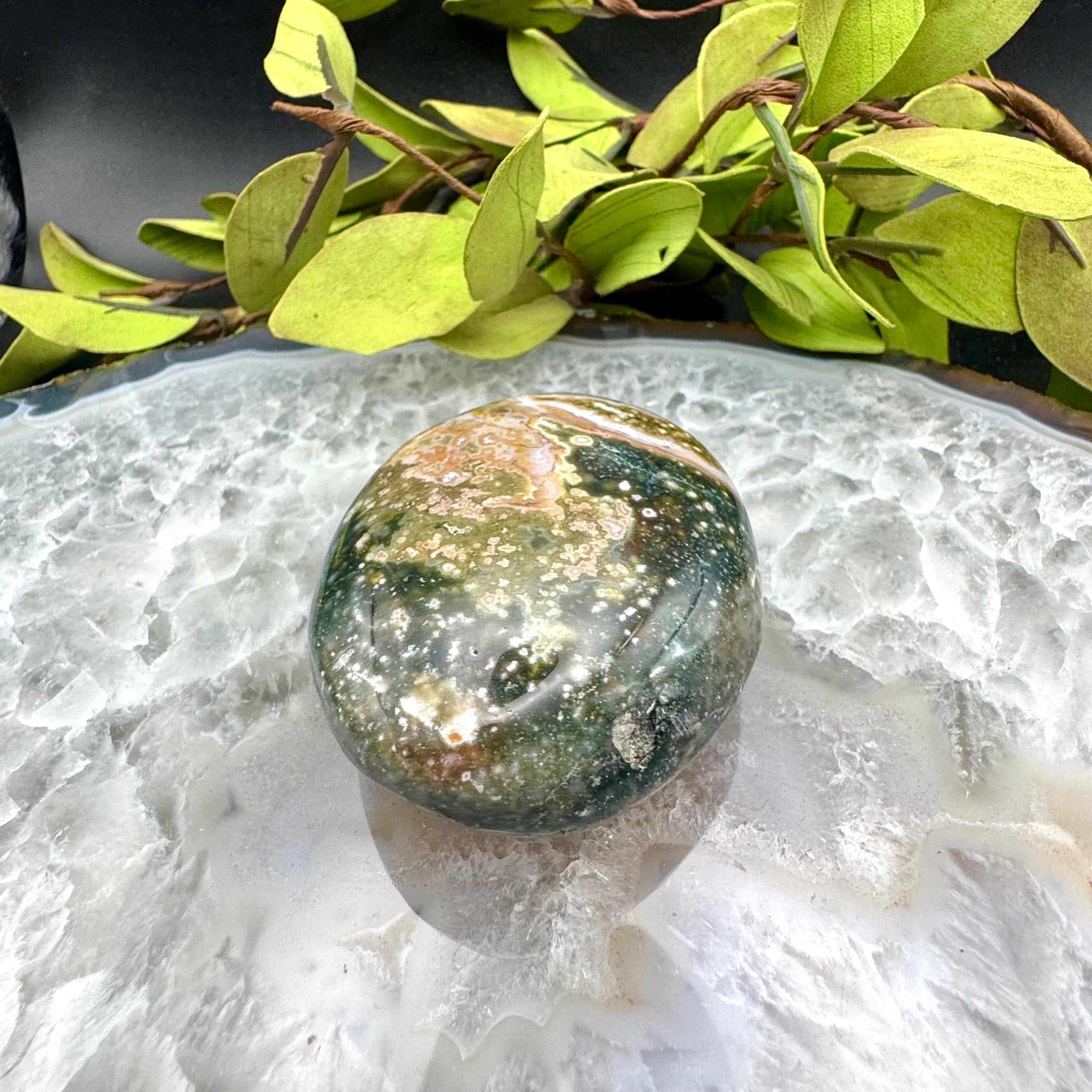 Ocean Jasper Palm Stone