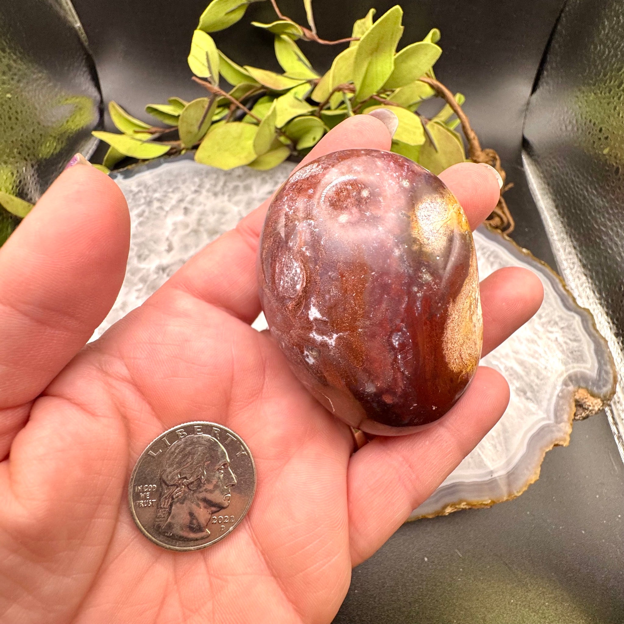 Ocean Jasper Palm Stone