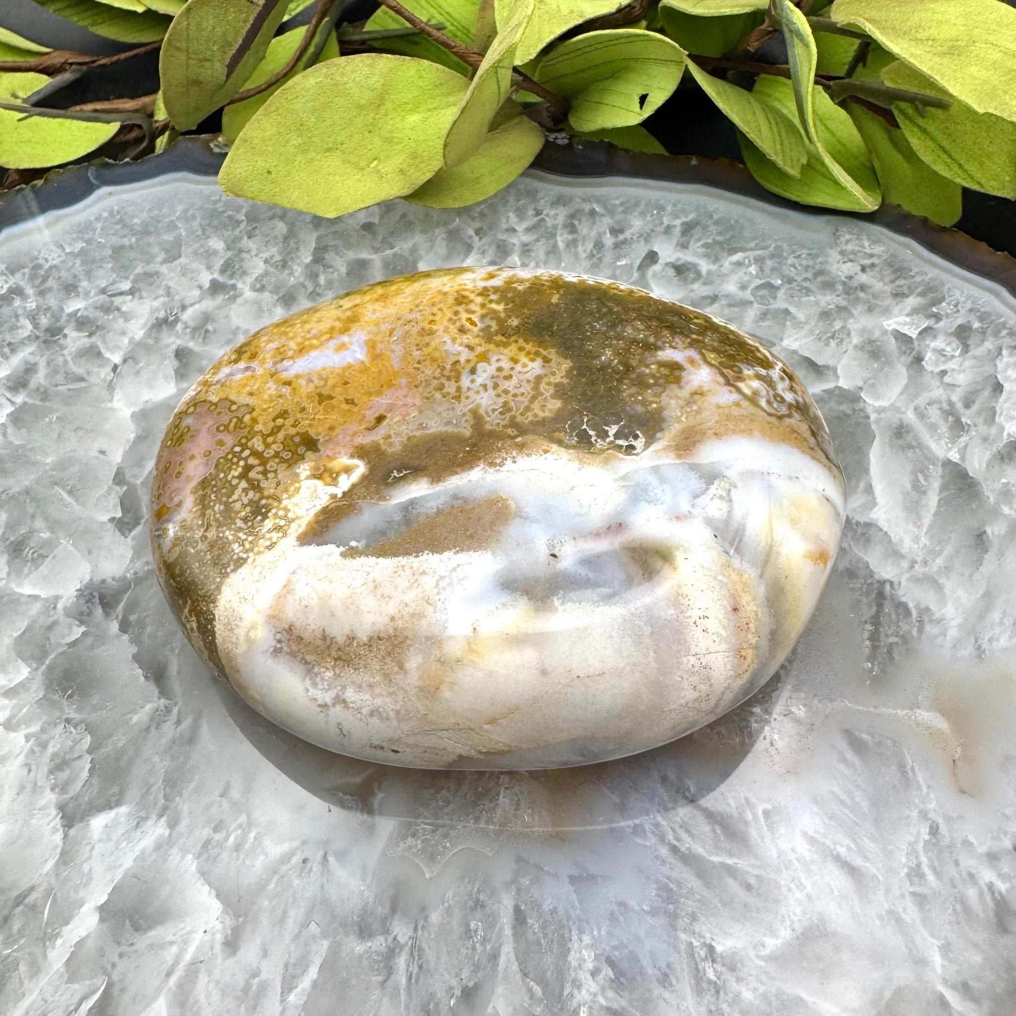 Ocean Jasper Palm Stone
