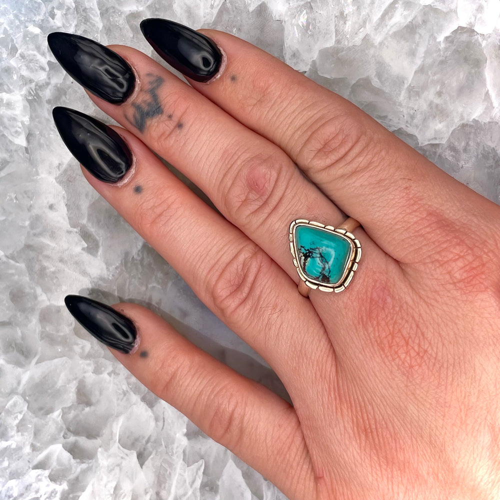 Turquoise Ring Sterling Silver