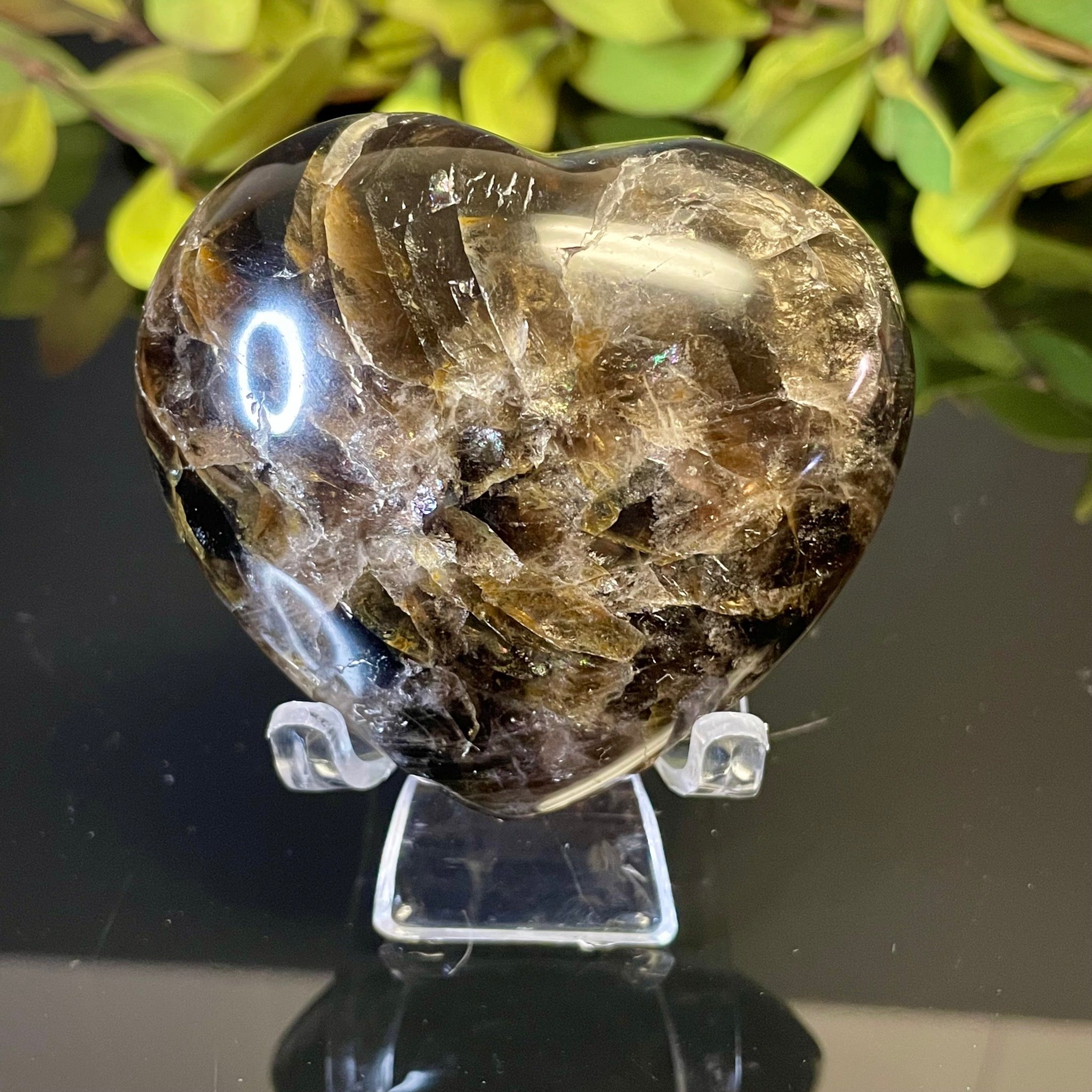 Smoky Quartz Heart