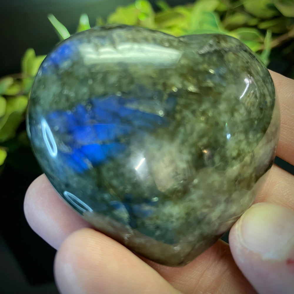 Labradorite Heart