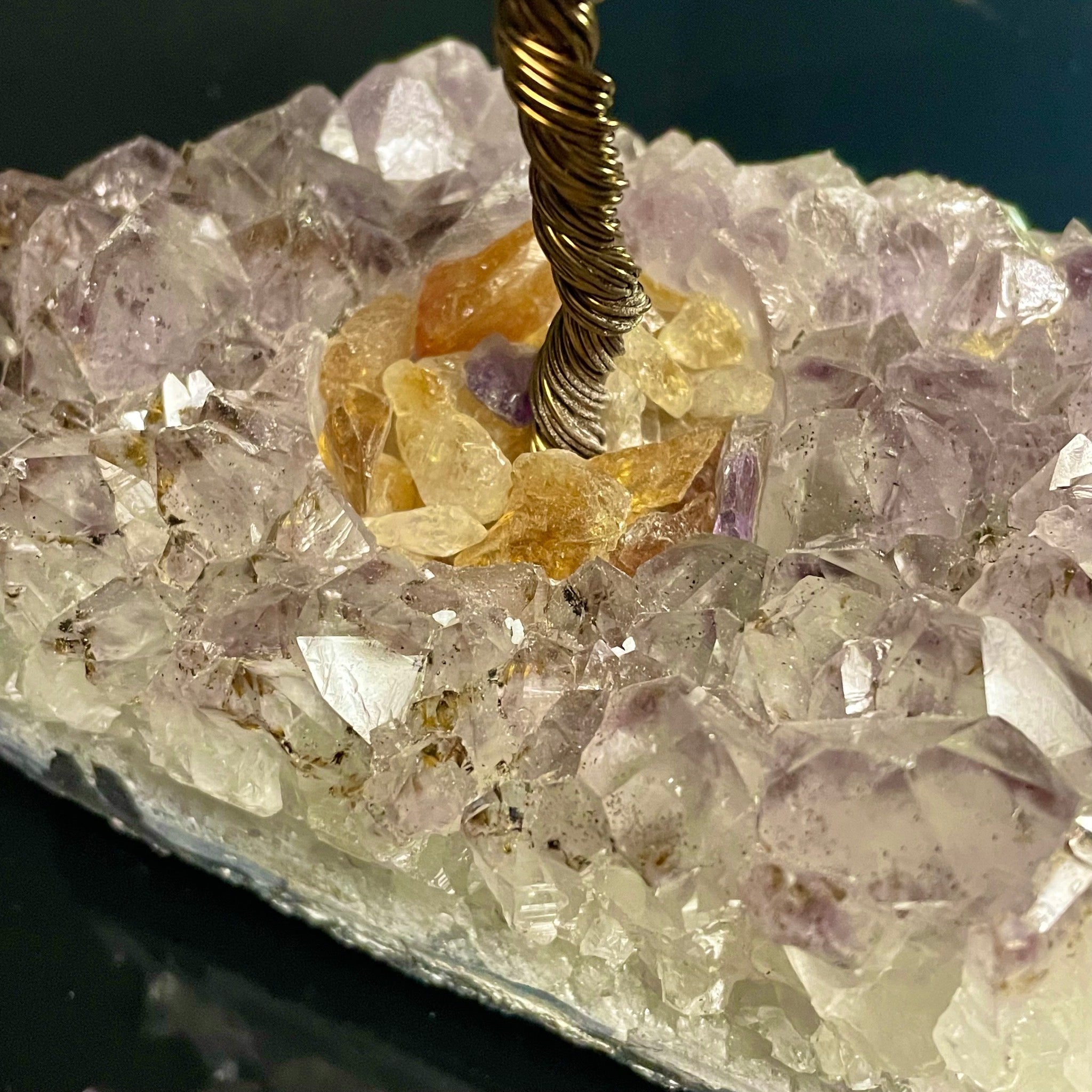 Auralite 23 on Amethyst Mojo Tree