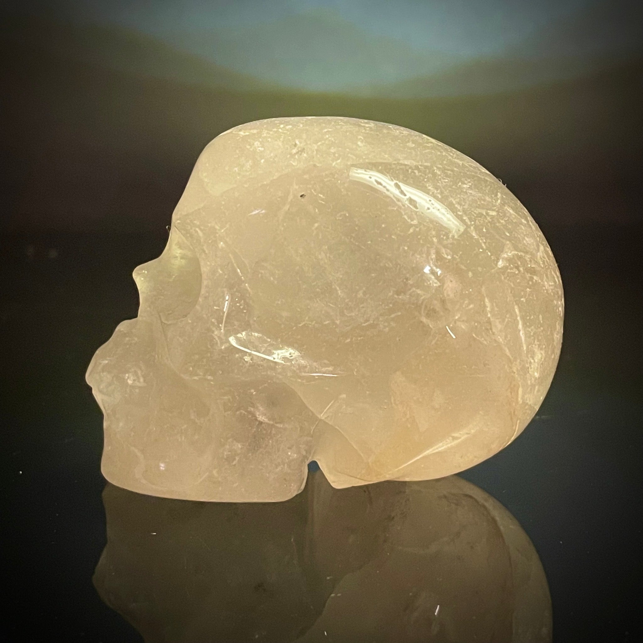 Clear Quartz Skull