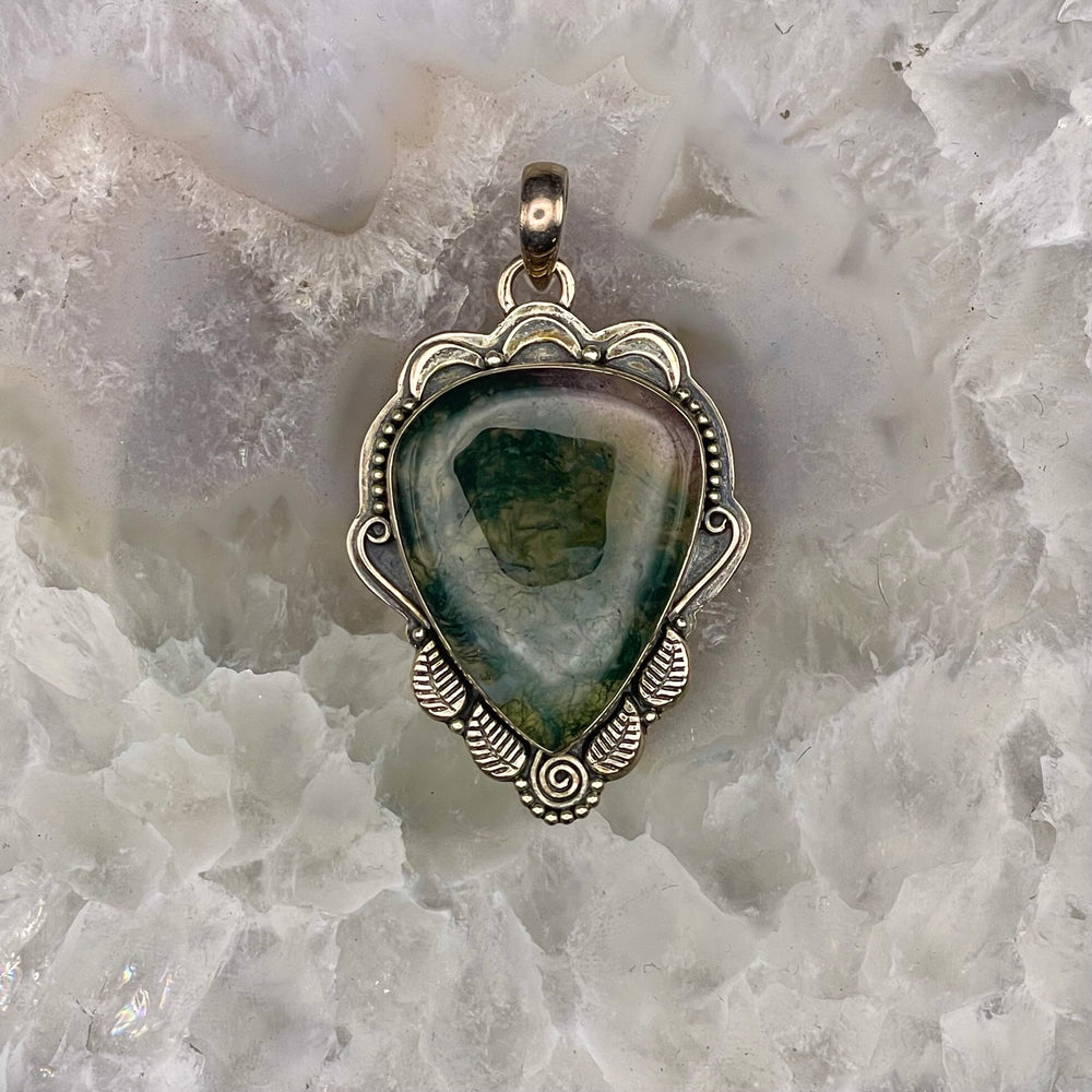 Moss Agate Pendant