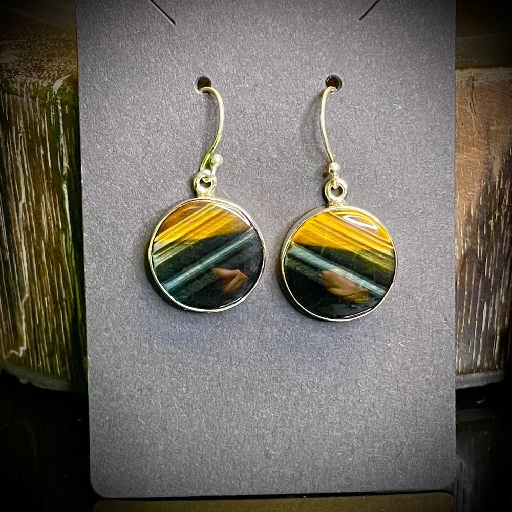 Tigers Eye Earring