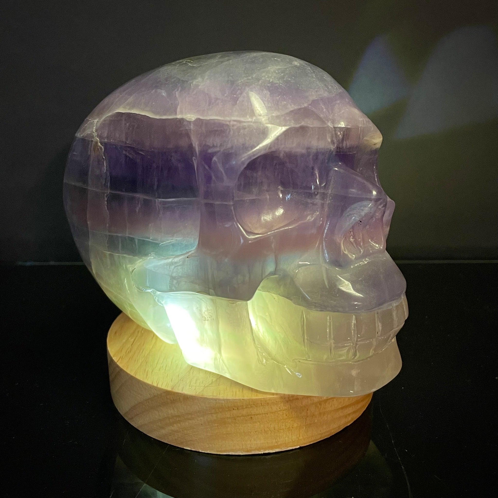 Fluorite Skull