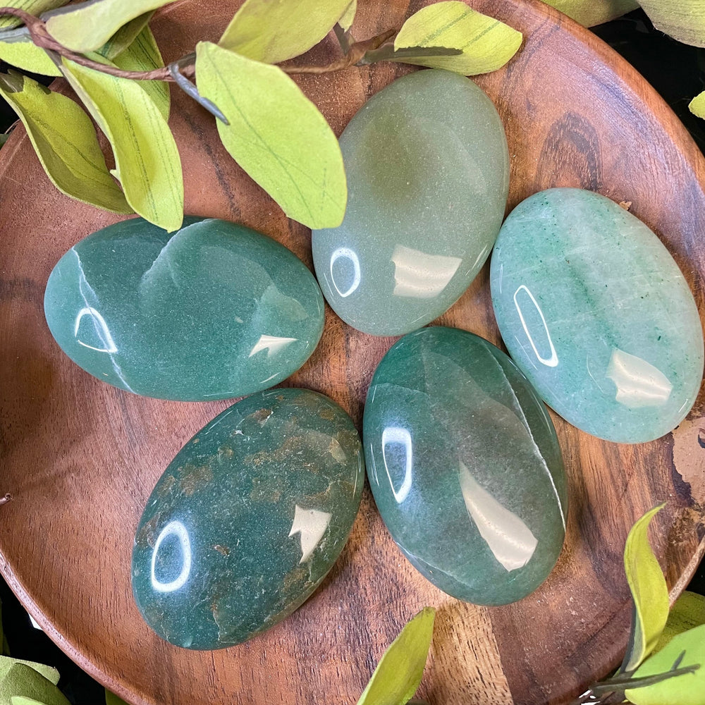 Green Aventurine Palm Stone