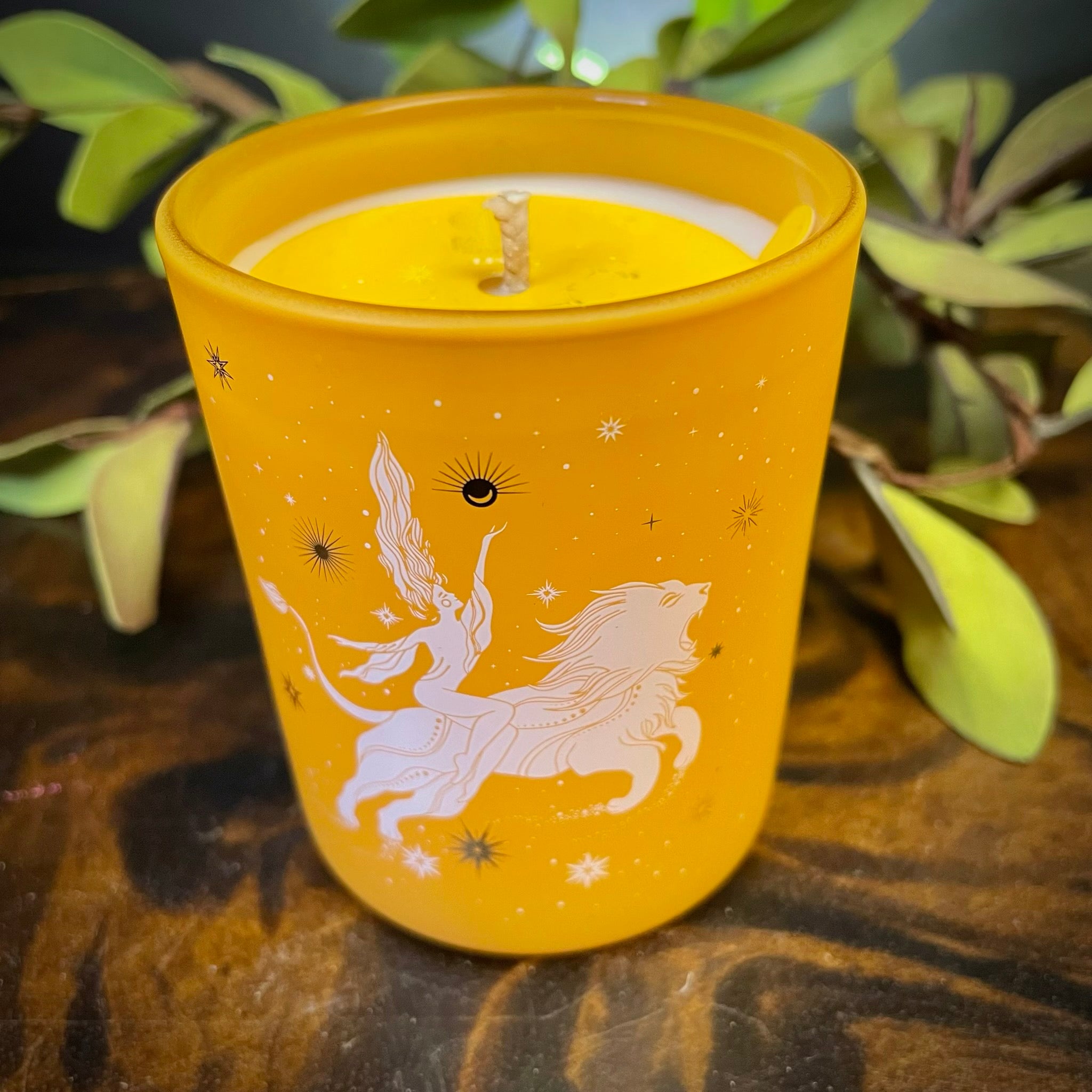 Leo Zodiac Candle