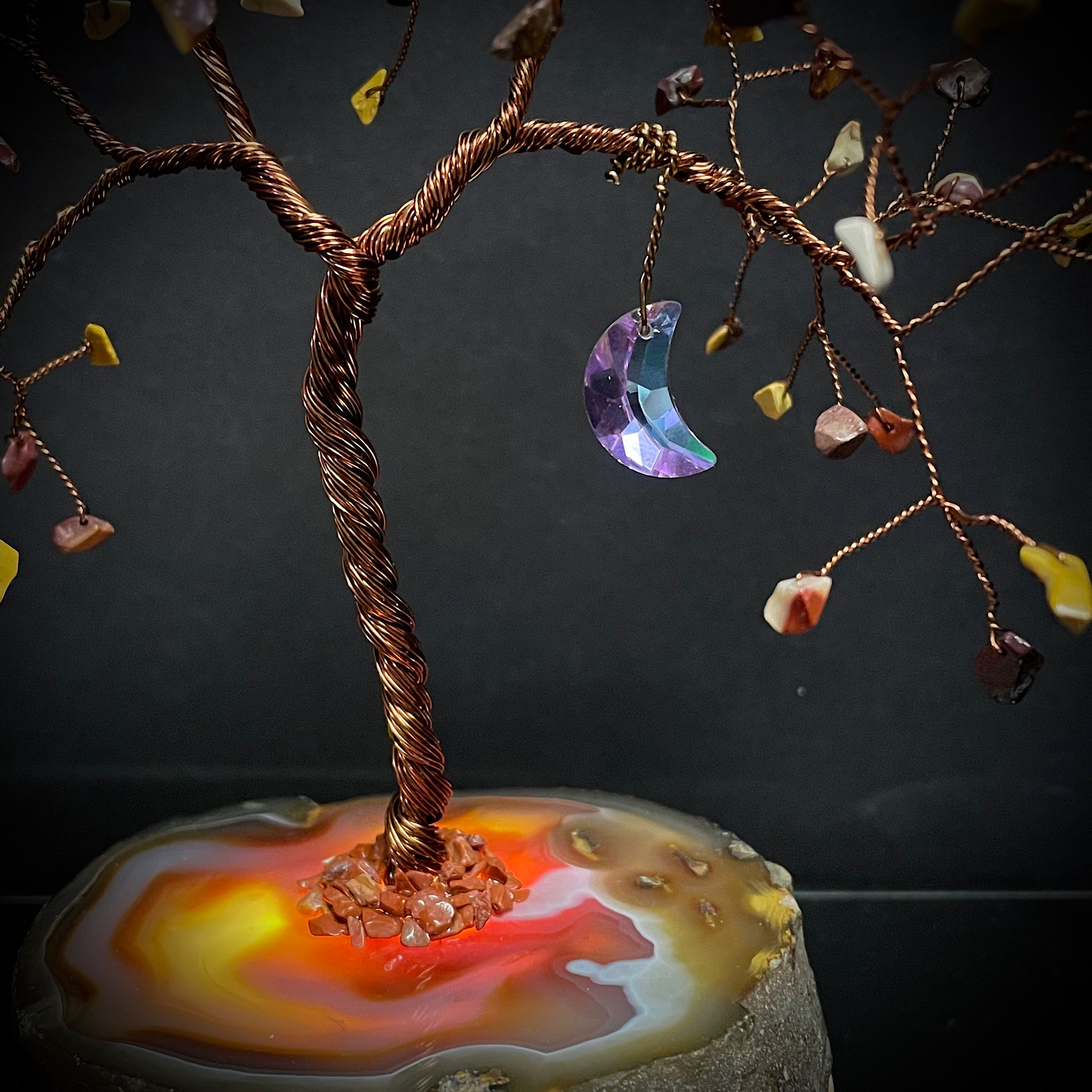 Mookaite Jasper on Agate Mojo Tree