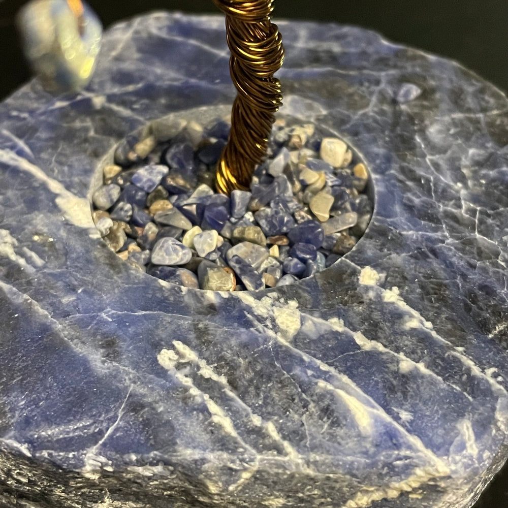 Lapis Lazuli on Sodalite Mojo Tree