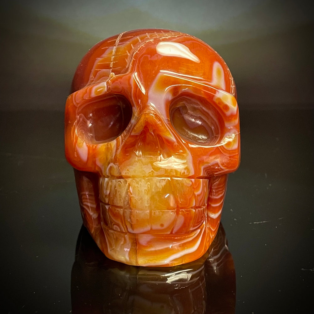 Carnelian Skull