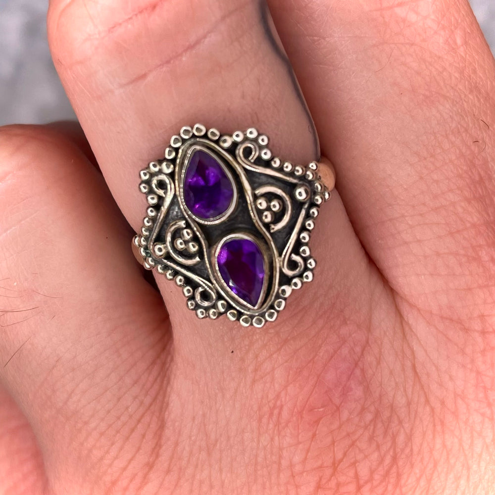 Amethyst Sterling Silver Ring