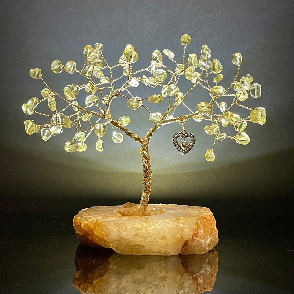 Lemon Quartz on Golden Healer Mojo Tree