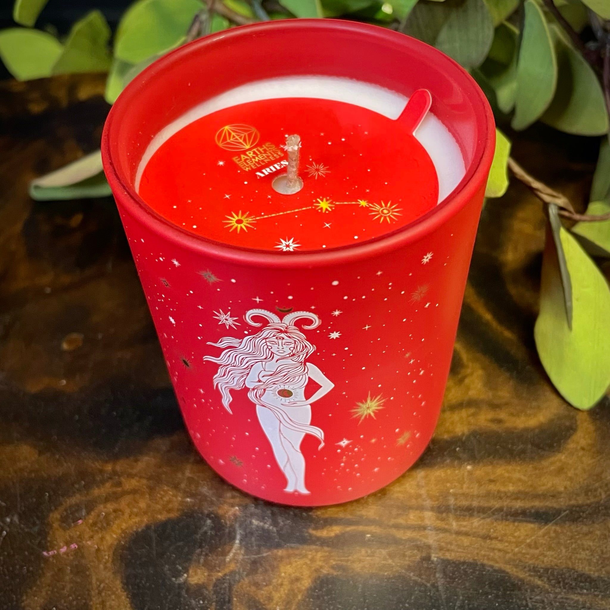 Aries Zodiac Candle